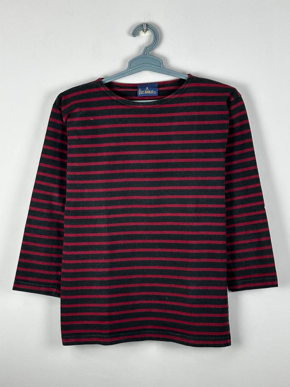 Vintage Le minor made in France striped longsleeve sweatshirt unisex Size US M / EU 48-50 / 2 - 1 Thumbnail