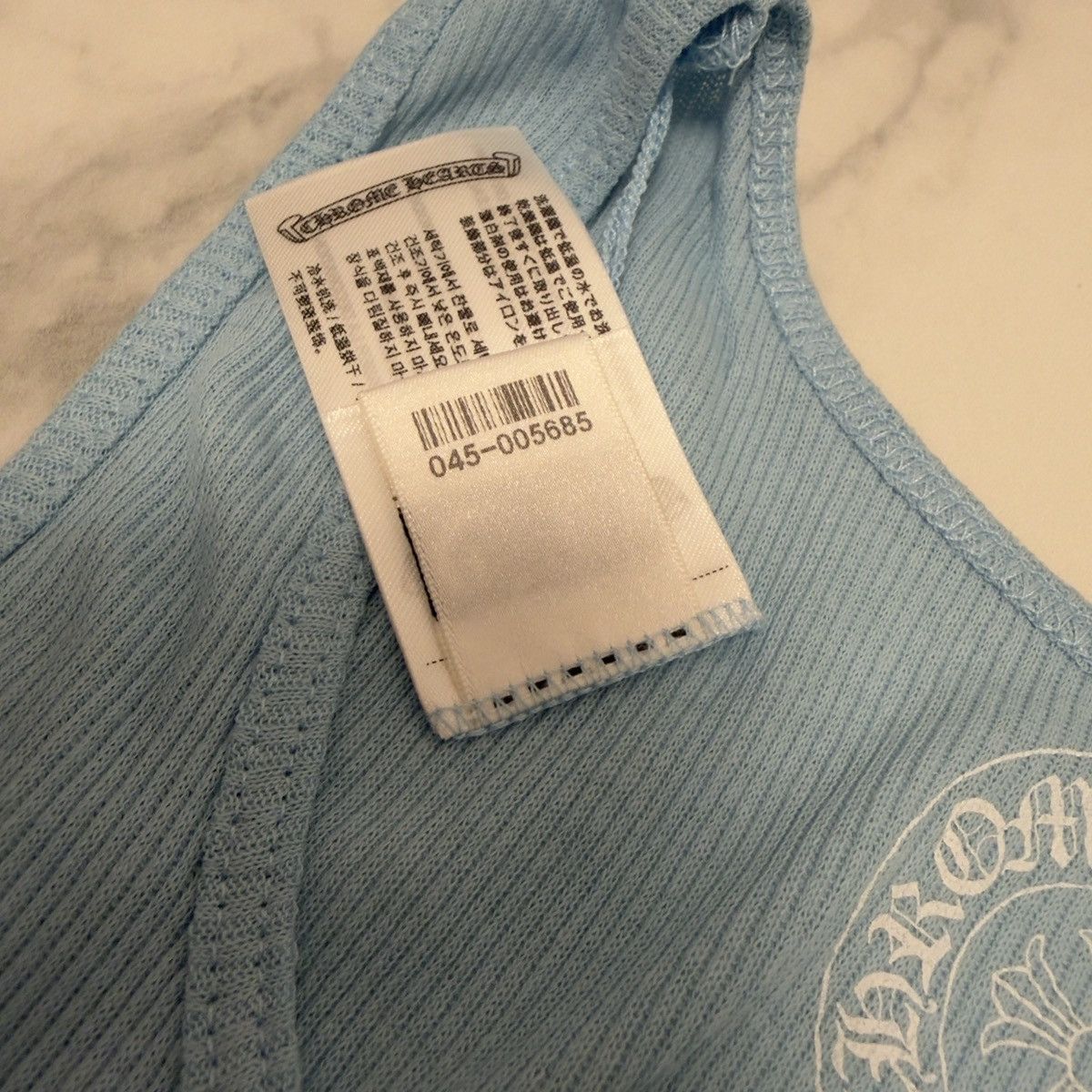Chrome Hearts CHROME HEARTS BABY BLUE TANK TOP XL 🚫READ DESCRIPTION🚫 Size US XL / EU 56 / 4 - 8 Thumbnail