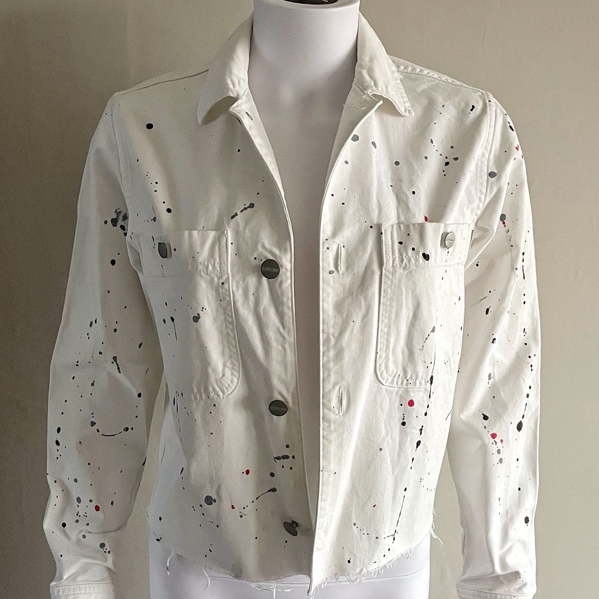 Carhartt Carhartt WIP Distressed Denim Painters Jacket Size US XS / EU 42 / 0 - 1 Thumbnail