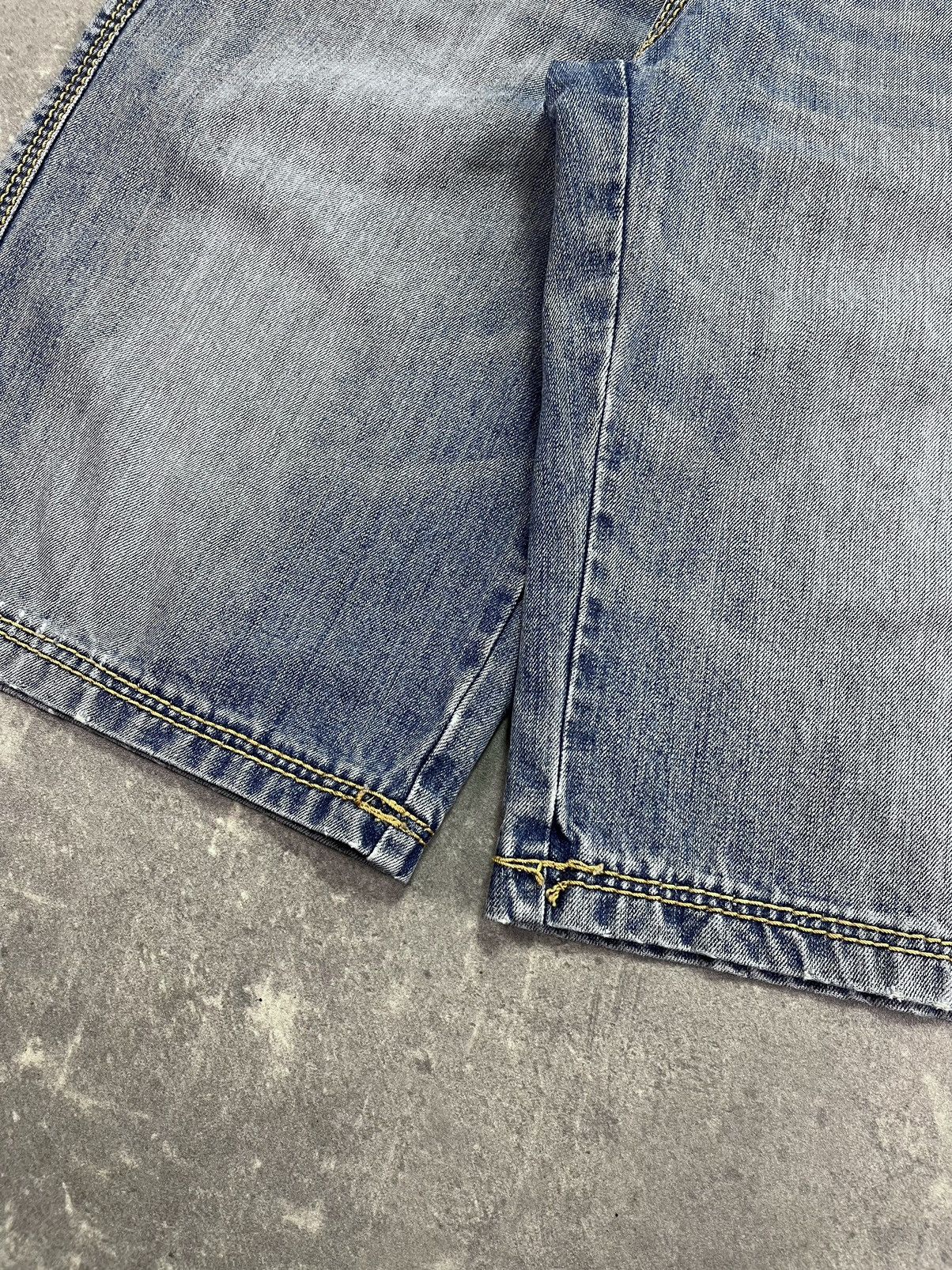 Al Wissam Al Wissam Y2K Embroidered Logo Baggy Denim Shorts Jorts 36 Size US 36 / EU 52 - 4 Thumbnail