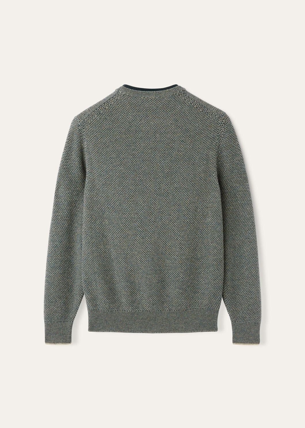 Loro Piana o1w1db10725 FAM7601 City Pull Crewneck Sweater in Green Size US L / EU 52-54 / 3 - 5 Thumbnail