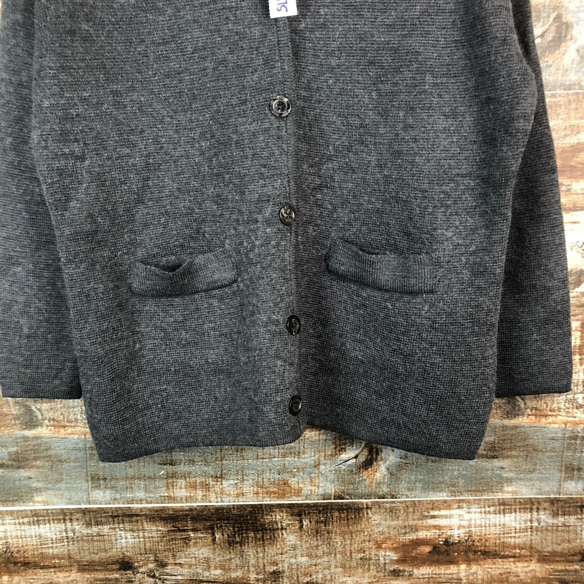 Homespun Knitwear × Japanese Brand Japanese Brand Grey Cardigan Knitwear #A2375 Size US M / EU 48-50 / 2 - 6 Thumbnail