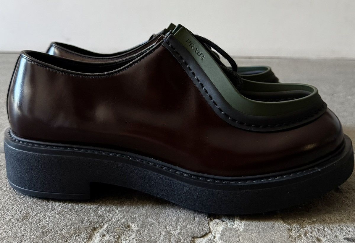 Prada × Raf Simons Prada - Raf Simons - FW2023 - Diapason Opaque -Brushed Derby Size US 8 / EU 41 - 5 Thumbnail