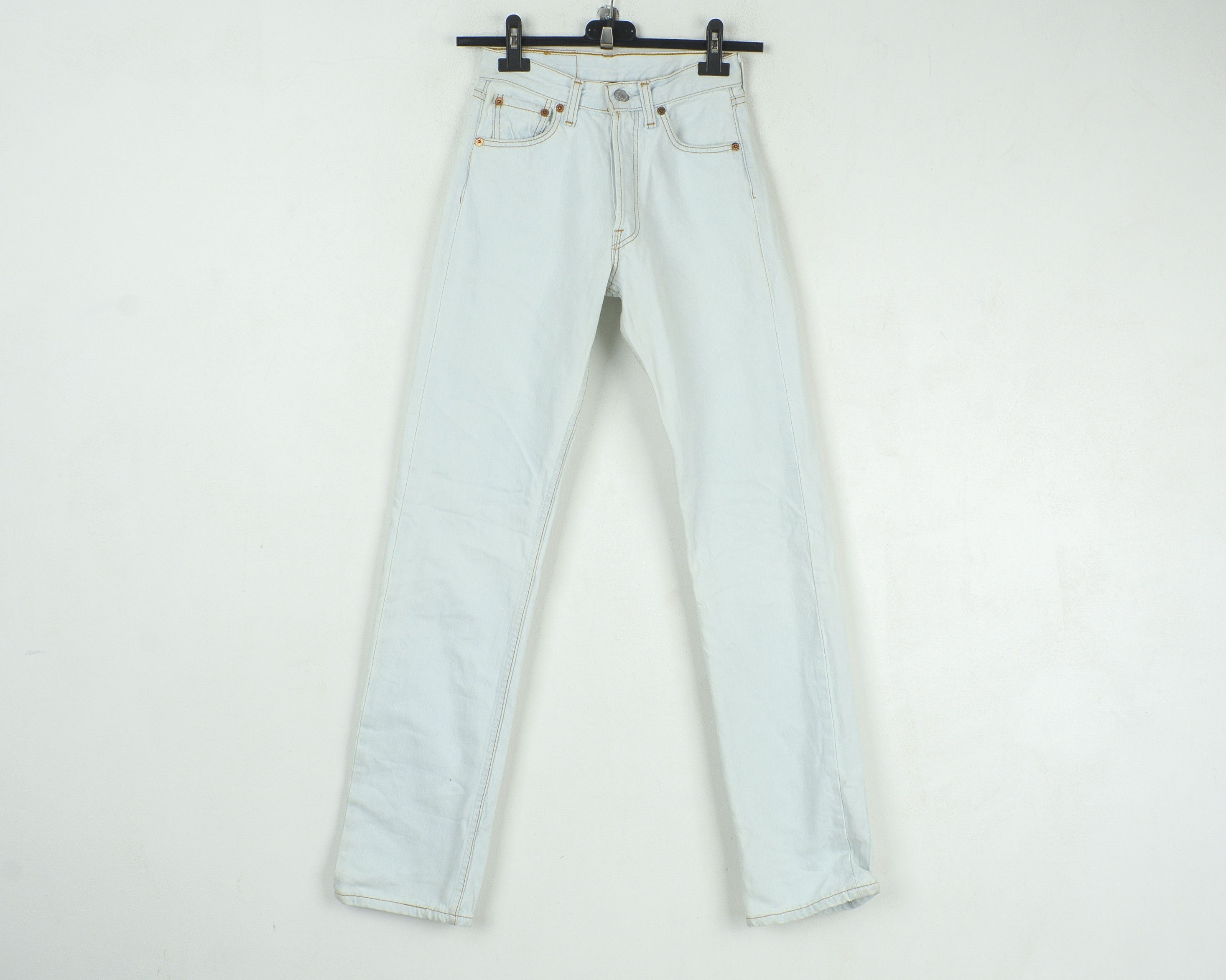 Levi's × Levi's Vintage Clothing × Vintage 501 W26 L32 Straight Jeans Denim Trousers Button Fly Pants Size 26" / US 2 / IT 38 - 1 Thumbnail