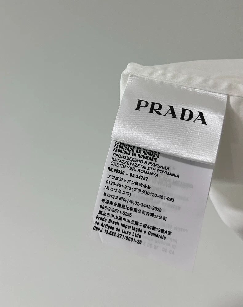 Prada Prada Size 39 Long-sleeved shirt 2501-Nextarrow Size US XXS / EU 40 - 5 Thumbnail