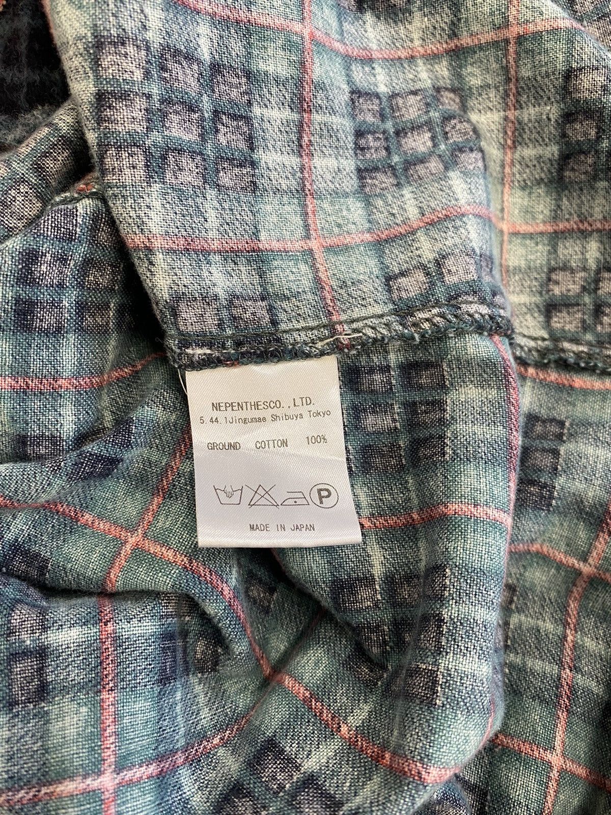 Needles Rebuild by NEEDLES Multi Cut Flannel Frayed Button Shirt Size US XS / EU 42 / 0 - 3 Thumbnail