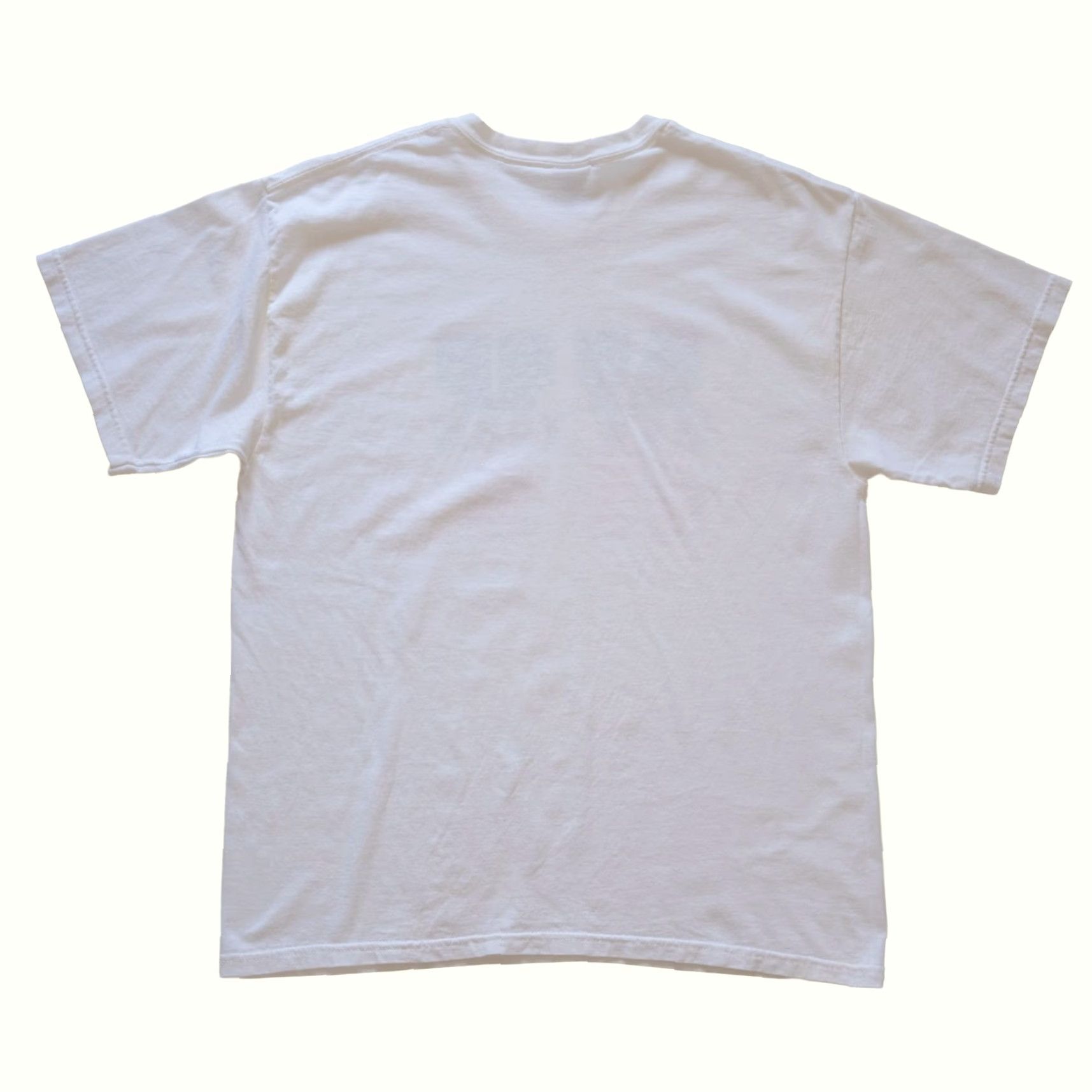 Gildan VINTAGE Gildan NEW YORK FLAG GRAPHIC T SHIRT 100% COTTON WHITE Mens SZ L 90s Y2K Shirt Size US L / EU 52-54 / 3 - 3 Thumbnail