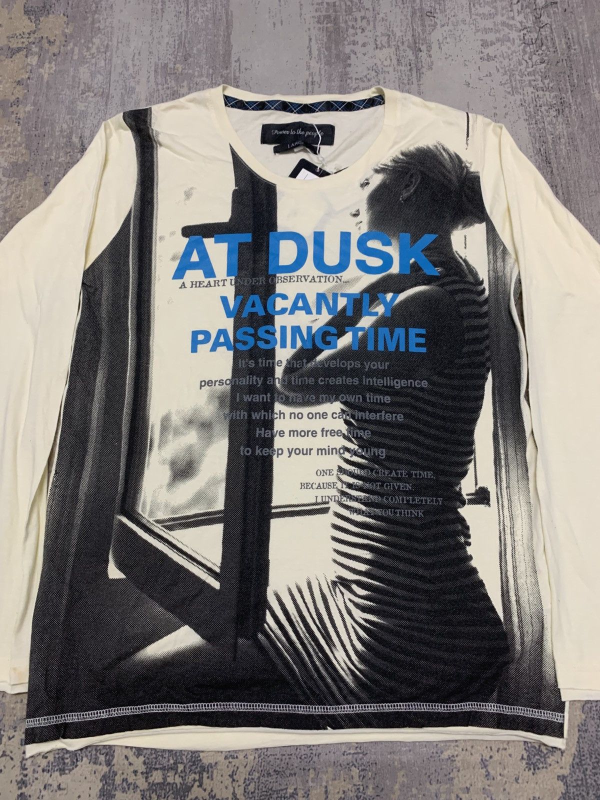 Hysteric Glamour Power To The People Japanese Poem Graphic Long Sleeve Size US L / EU 52-54 / 3 - 2 Thumbnail