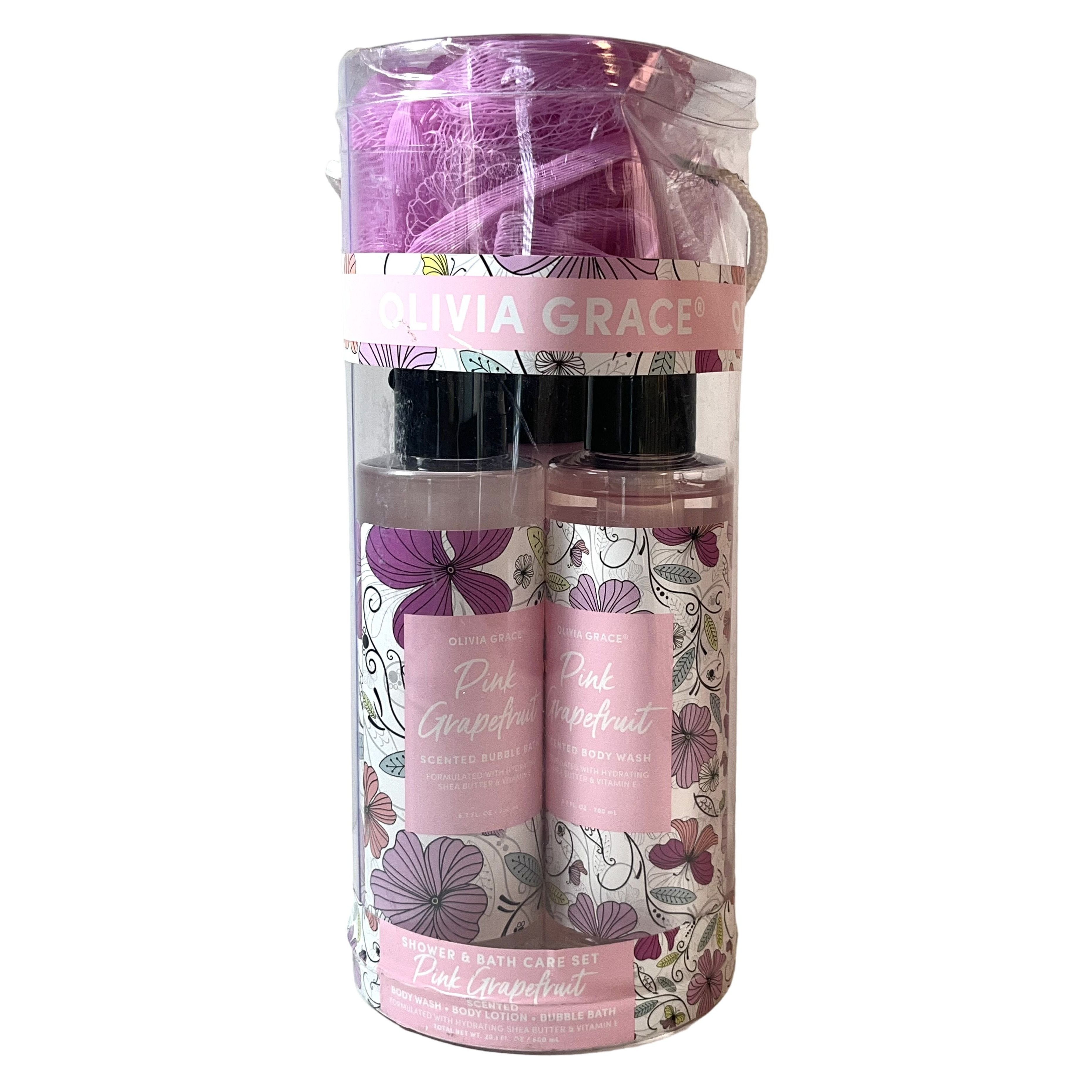 Other PINK GRAPEFRUIT Scented Body Wash Lotion Bubble Bath Olivia Size ONE SIZE - 1 Thumbnail