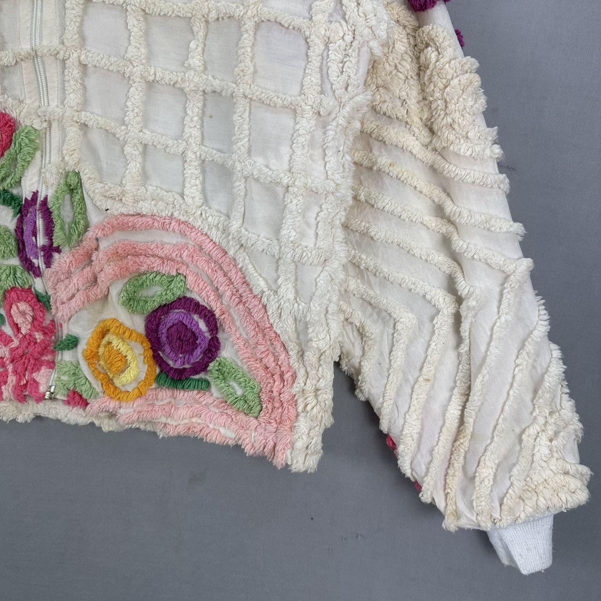 American Apparel Vintage 80's Damze San Diego Embroidered Zipper Jacket Size US S / EU 44-46 / 1 - 3 Thumbnail