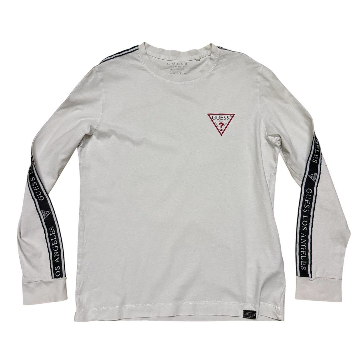 Guess Guess Site Tape Logo Long Sleeves T Shirt Size US S / EU 44-46 / 1 - 1 Thumbnail