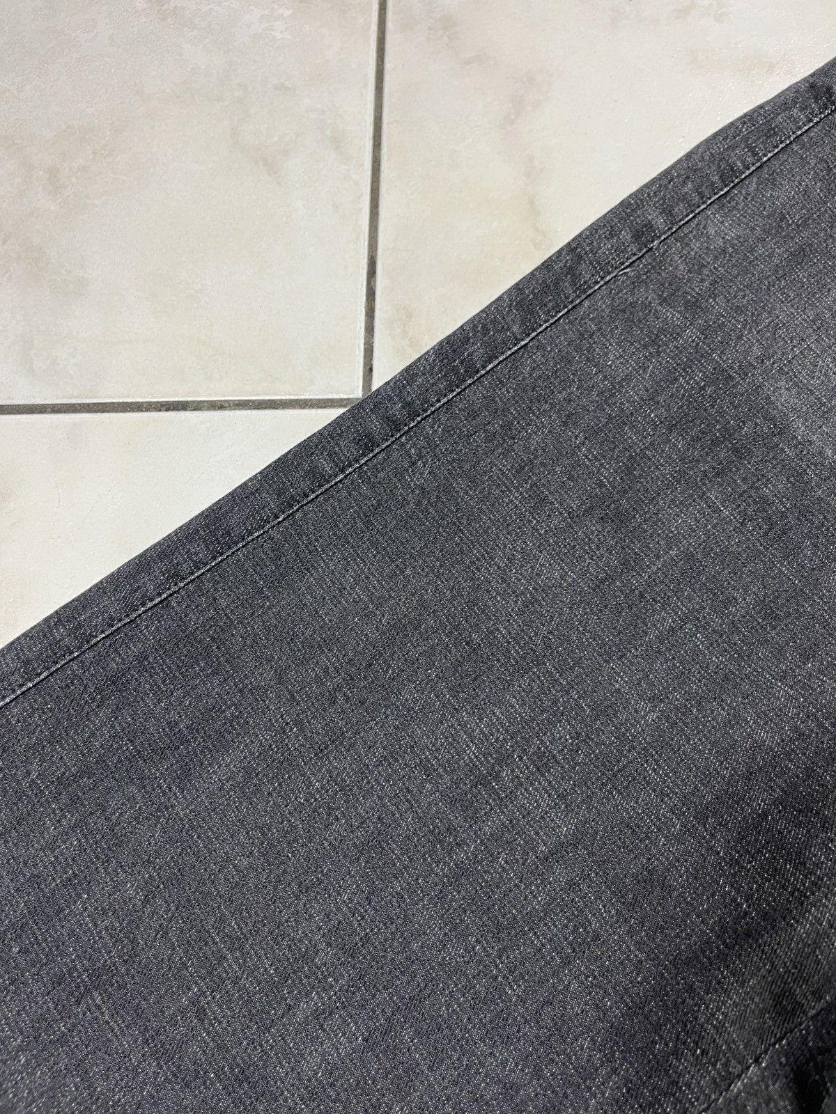DOROTHEE SCHUMACHER × Designer Dorothee Schumacher flared dark goth denim jeans pants baggy Size 26" / US 2 / IT 38 - 15 Thumbnail