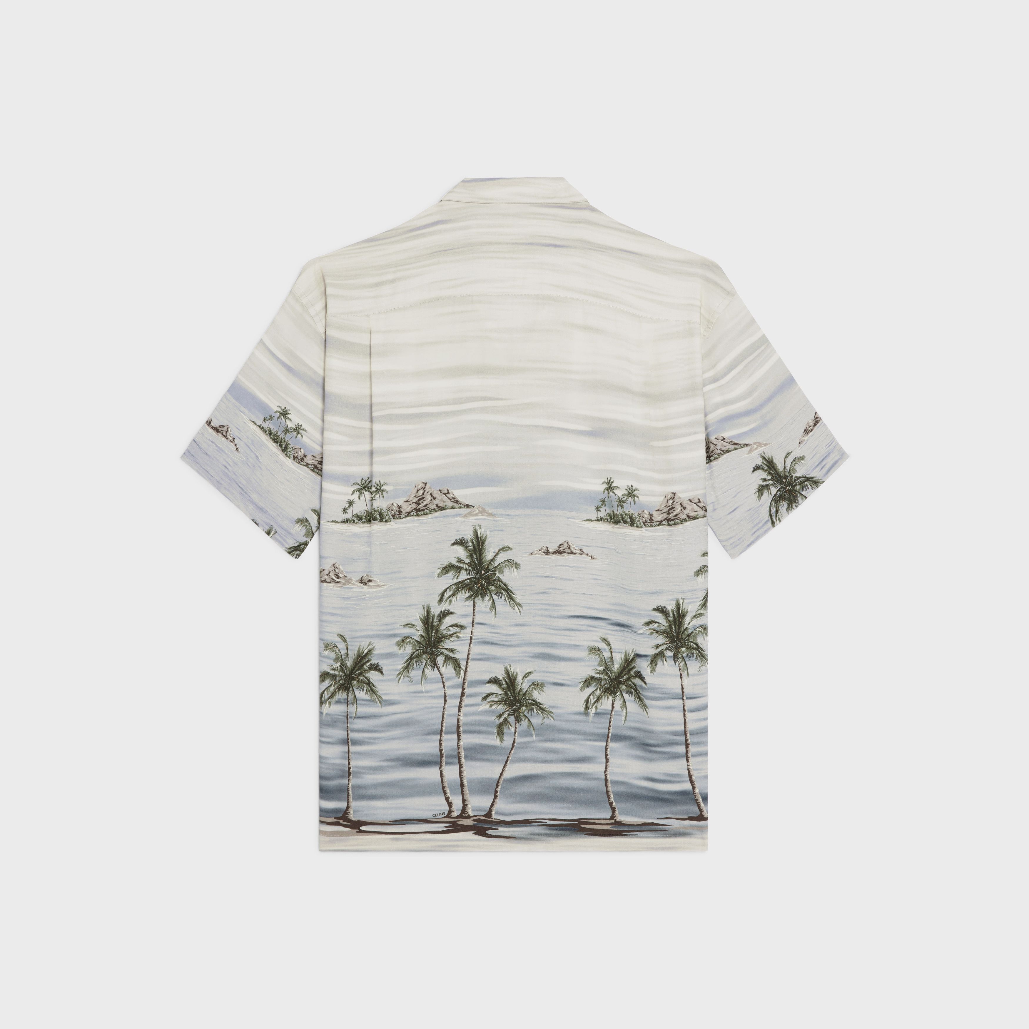 Celine o1bcso1str0925 2C946158Y Hawaiian Shirt in Craie/Gris Size US S / EU 44-46 / 1 - 2 Thumbnail