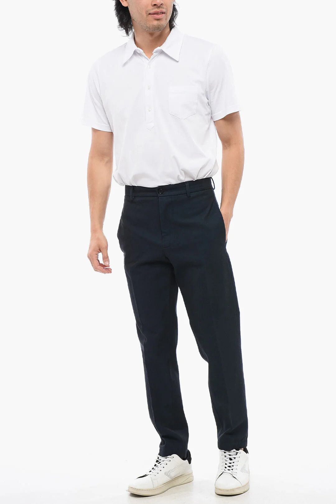 DEPARTMENT5 og1mm0326 Cotton Poplin Pant in Blue Size US 30 / EU 46 - 4 Thumbnail