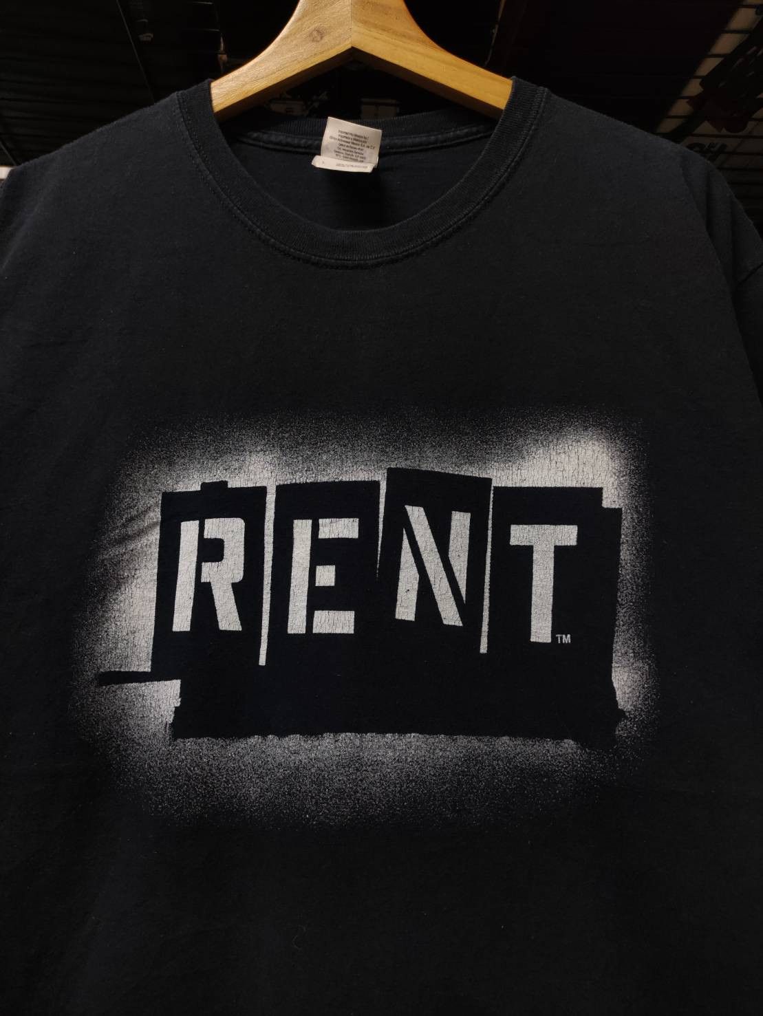 Band Tees Vtg 00's RENT Broadway Musical Promo T-Shirt Size US L / EU 52-54 / 3 - 1 Thumbnail
