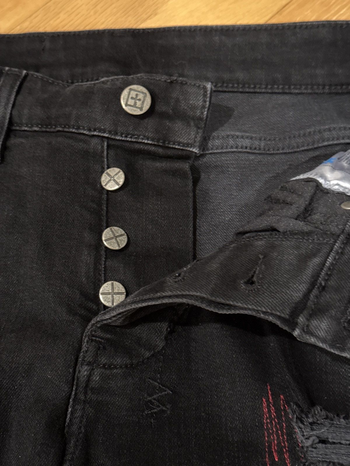 Ksubi Ksubi Van Winkle Red Bottle Trashed jeans Size US 30 / EU 46 - 5 Thumbnail