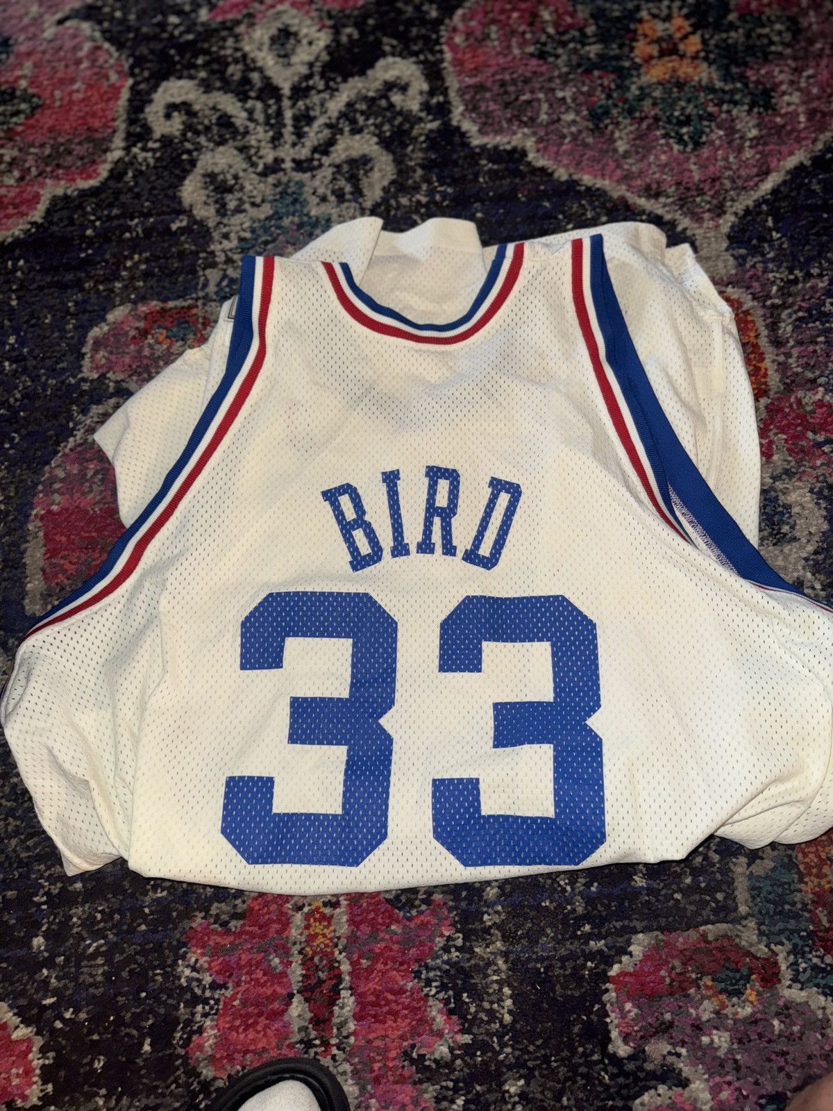 Mitchell & Ness Vintage Mitchell & Ness All Star Larry Bird jersey 3XL 4Xl Size US XXL / EU 58 / 5 - 4 Thumbnail