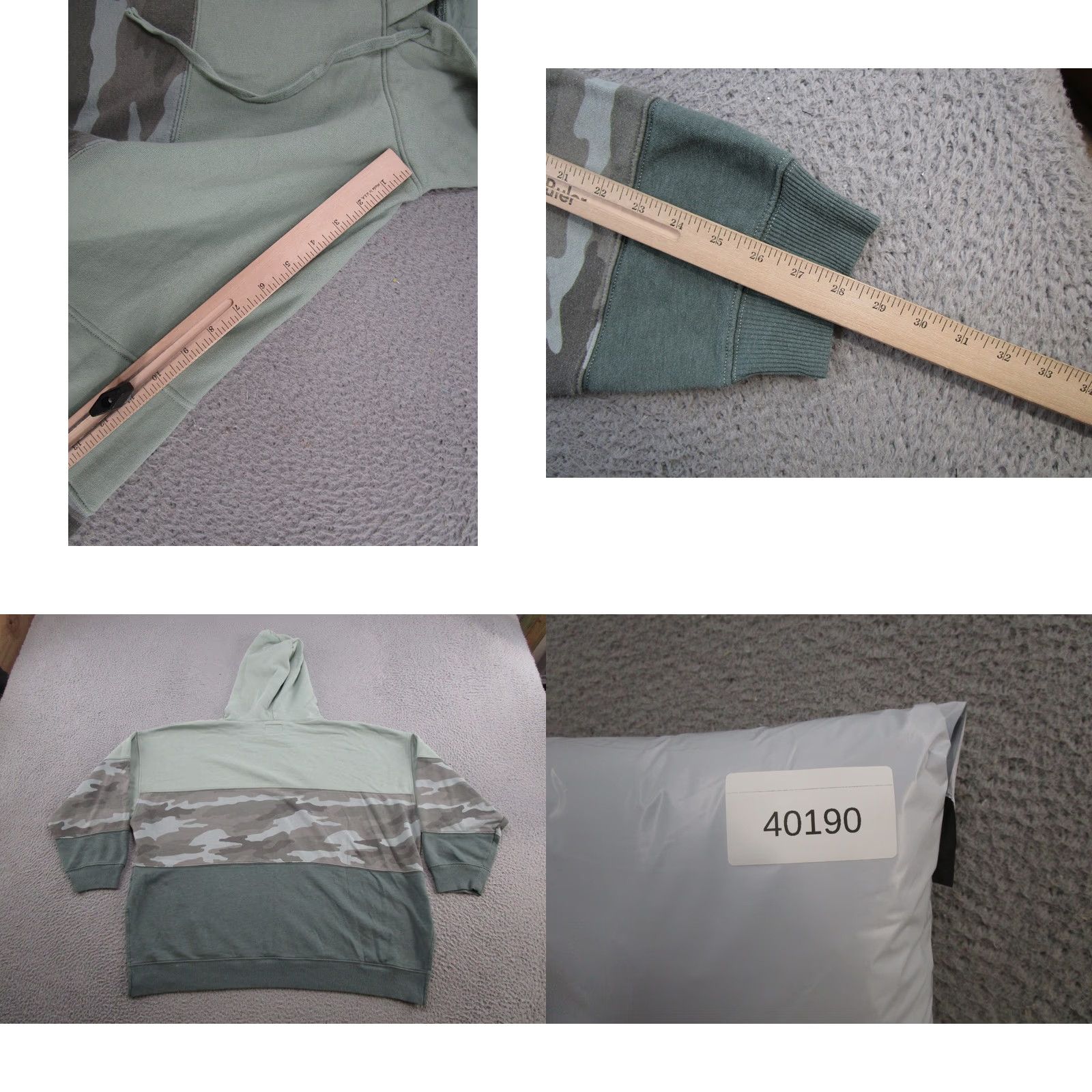 American Eagle Outfitters American Eagle Outfitters Hoodie Womens Oversized Colorblock Camo Jegging Fit XL Green Size XL / US 12-14 / IT 48-50 - 8 Thumbnail