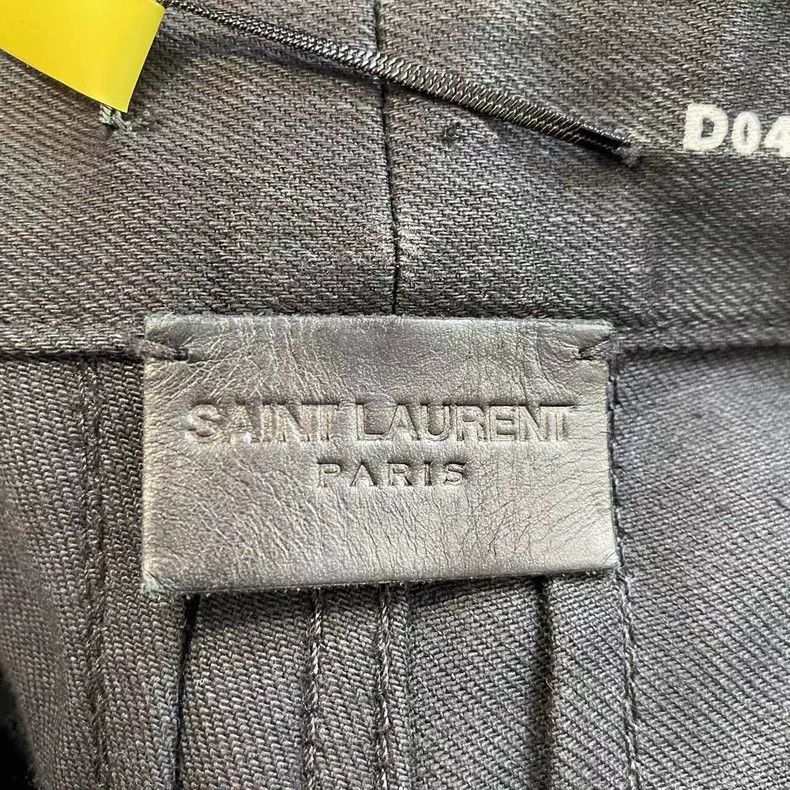 Saint Laurent Paris Saint Laurent Paris Patchwork zip-up straight leg jeans Size US 28 / EU 44 - 4 Thumbnail