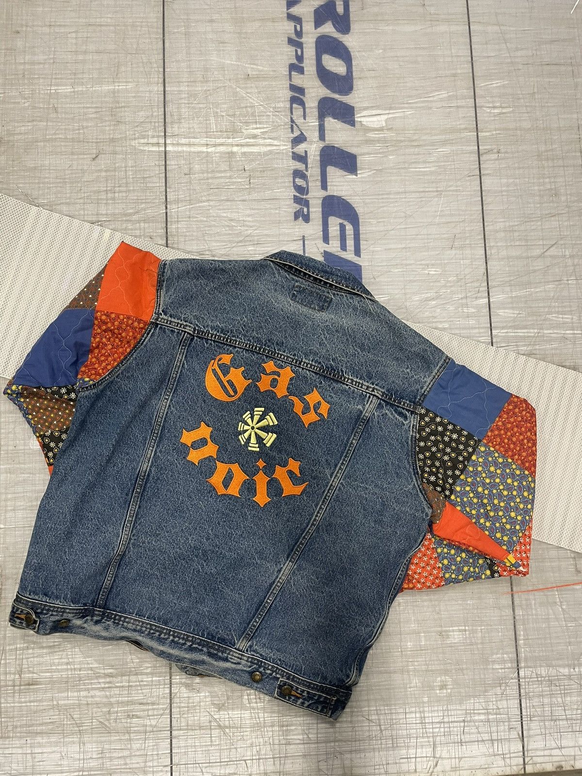 Vintage Reworked denim jacket Size US XL / EU 56 / 4 - 2 Thumbnail