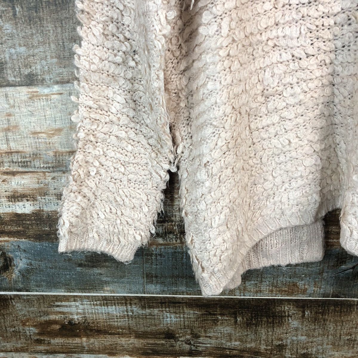 Homespun Knitwear × Japanese Brand Glacier Pink Mohair Cardigan shaggy vintage Knitwear #A2351 Size M / US 6-8 / IT 42-44 - 15 Thumbnail