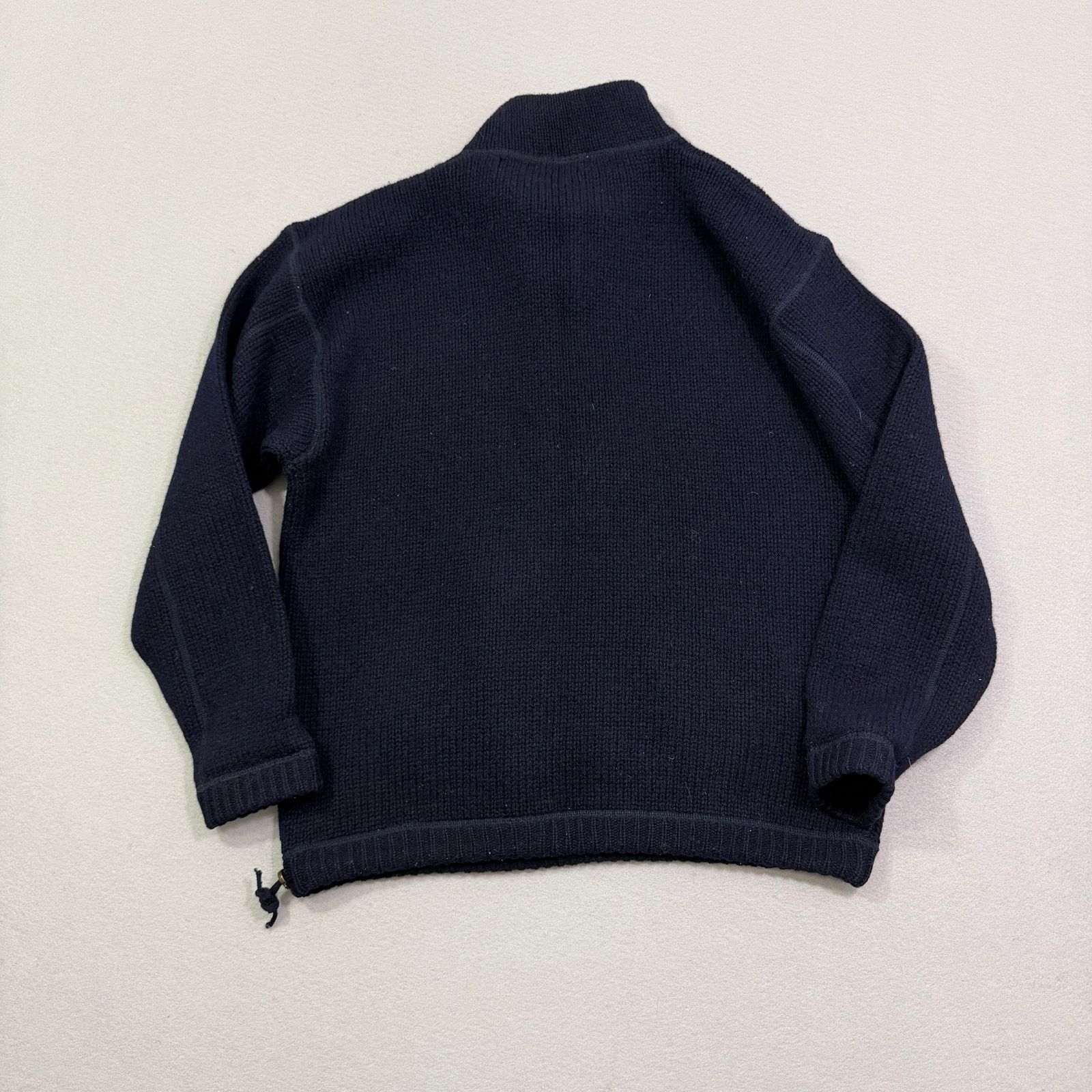 L.L. Bean Vintage LL Bean 100% Wool 1/4 Zip Sweater Men's Medium Blue Size US M / EU 48-50 / 2 - 8 Thumbnail