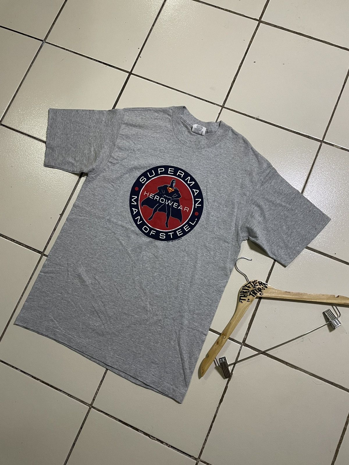 TEE JAYS VTG SUPERMAN TEE 1997 SINGLE STITCH ALL THE WAY TEEJAYS TAG Size US M / EU 48-50 / 2 - 1 Thumbnail