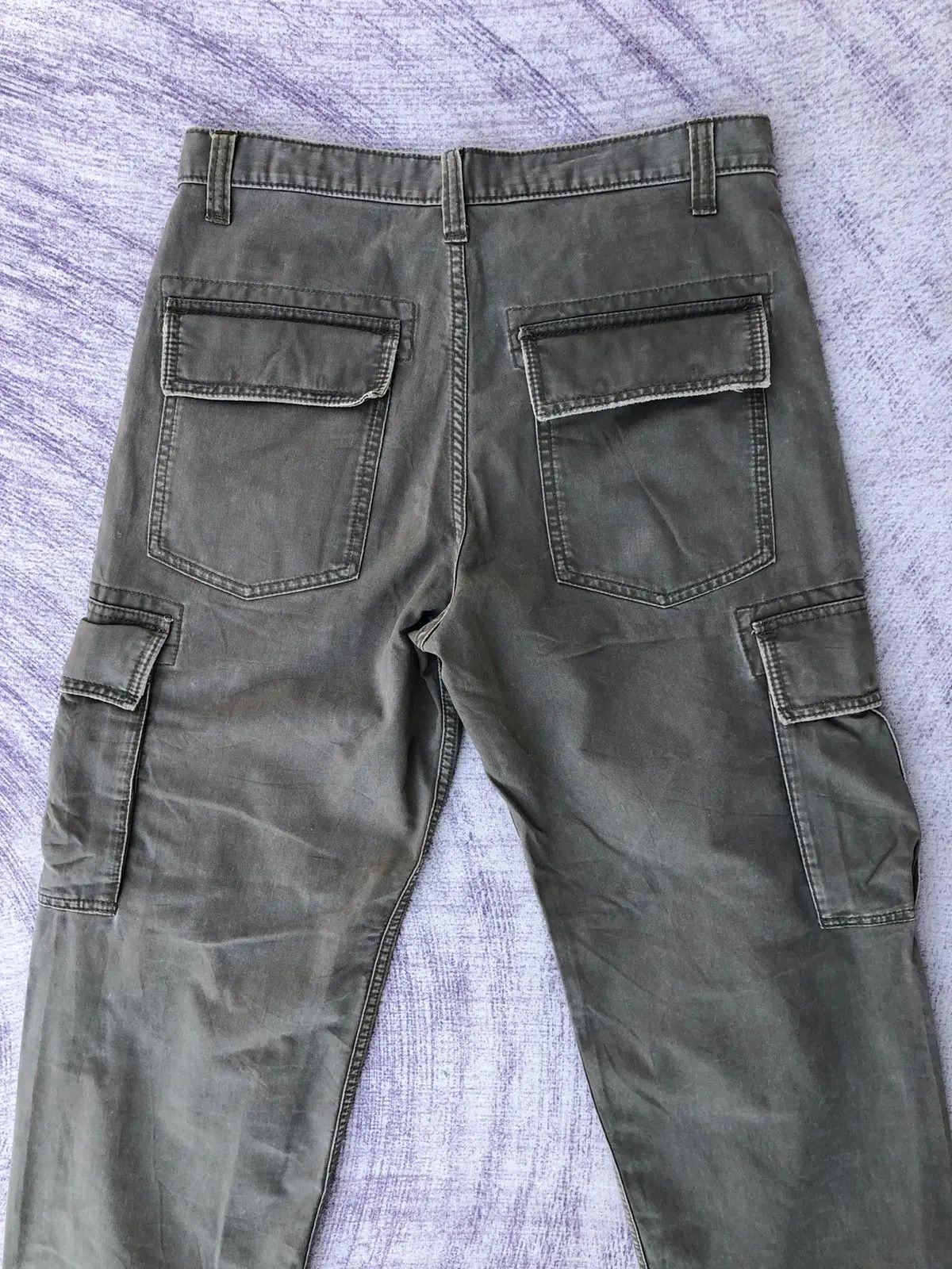 Japanese Brand × Oshkosh Faded Green Cargo oshKosh Multipocket Tactical Pants Size US 30 / EU 46 - 9 Thumbnail