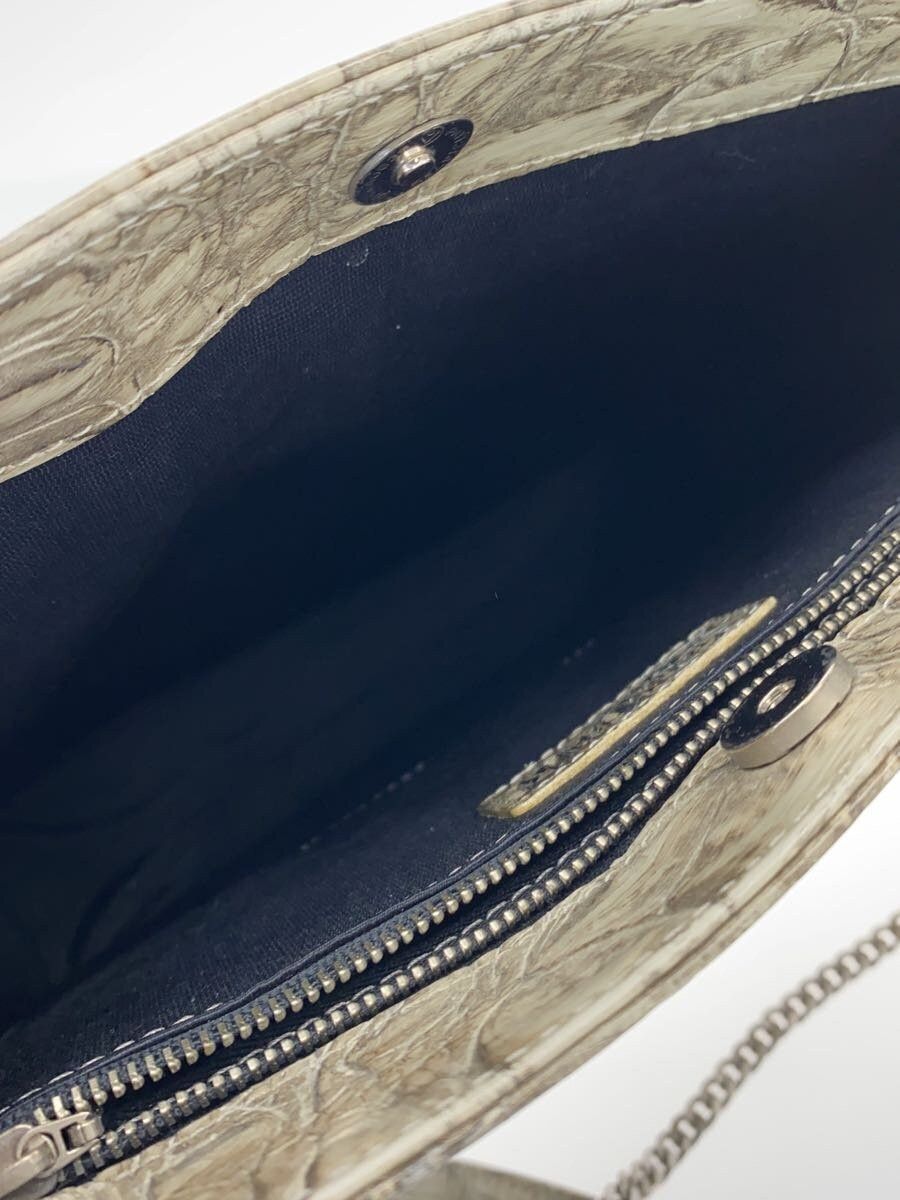 Jean Paul Gaultier Crocodile Embossed Chain Shoulder Bag Size ONE SIZE - 6 Thumbnail