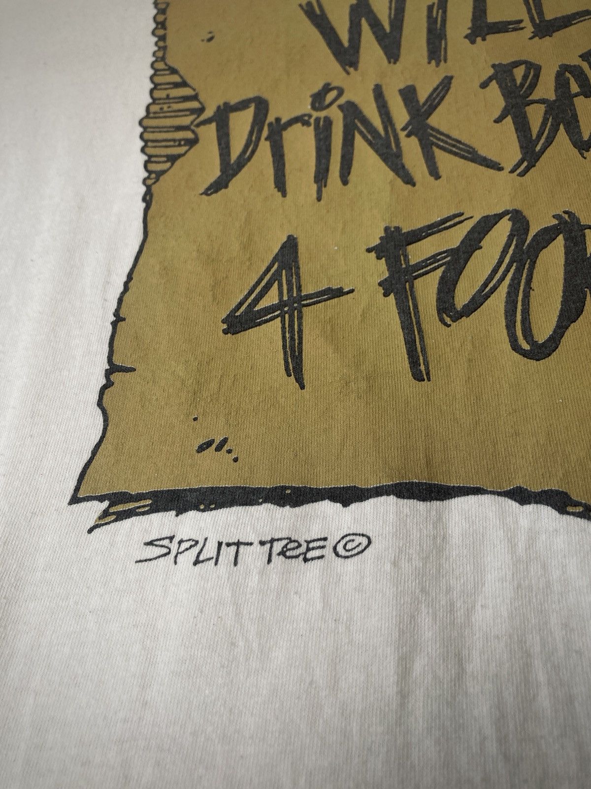 Vintage Vintage 90s Humor Script Tee Size US L / EU 52-54 / 3 - 5 Thumbnail