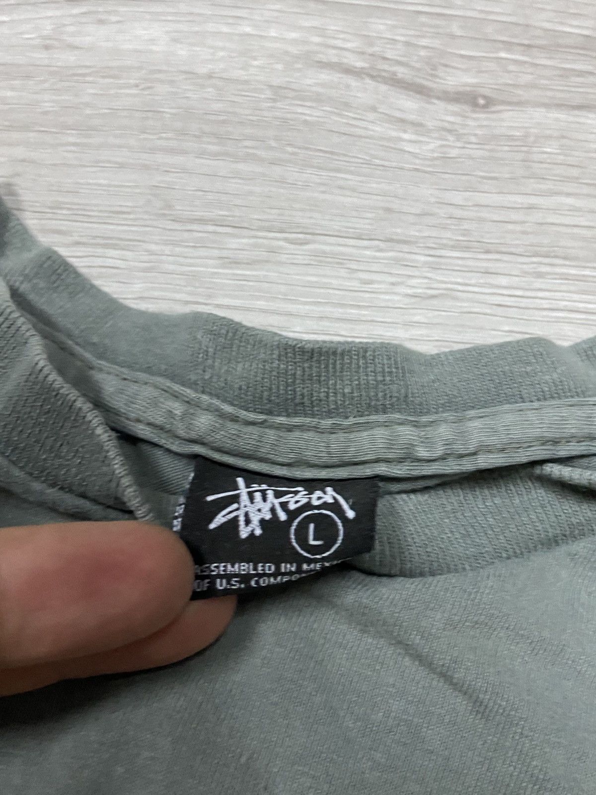 Stussy Stussy skull misfits style faded vintage tshirt big logo Size US L / EU 52-54 / 3 - 4 Thumbnail