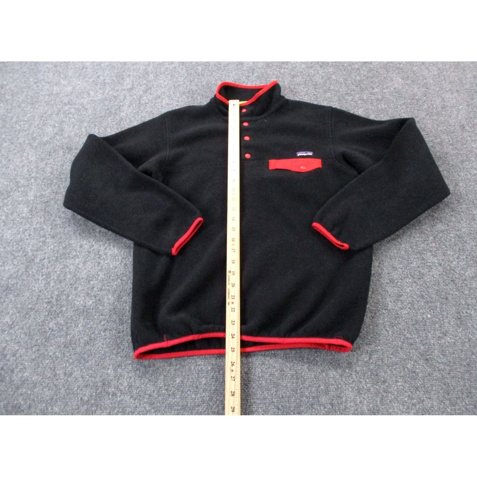 Patagonia Patagonia Jacket Womens M Black Snap Fleece Synchilla Hiking Logo 25455 Size M / US 6-8 / IT 42-44 - 3 Thumbnail