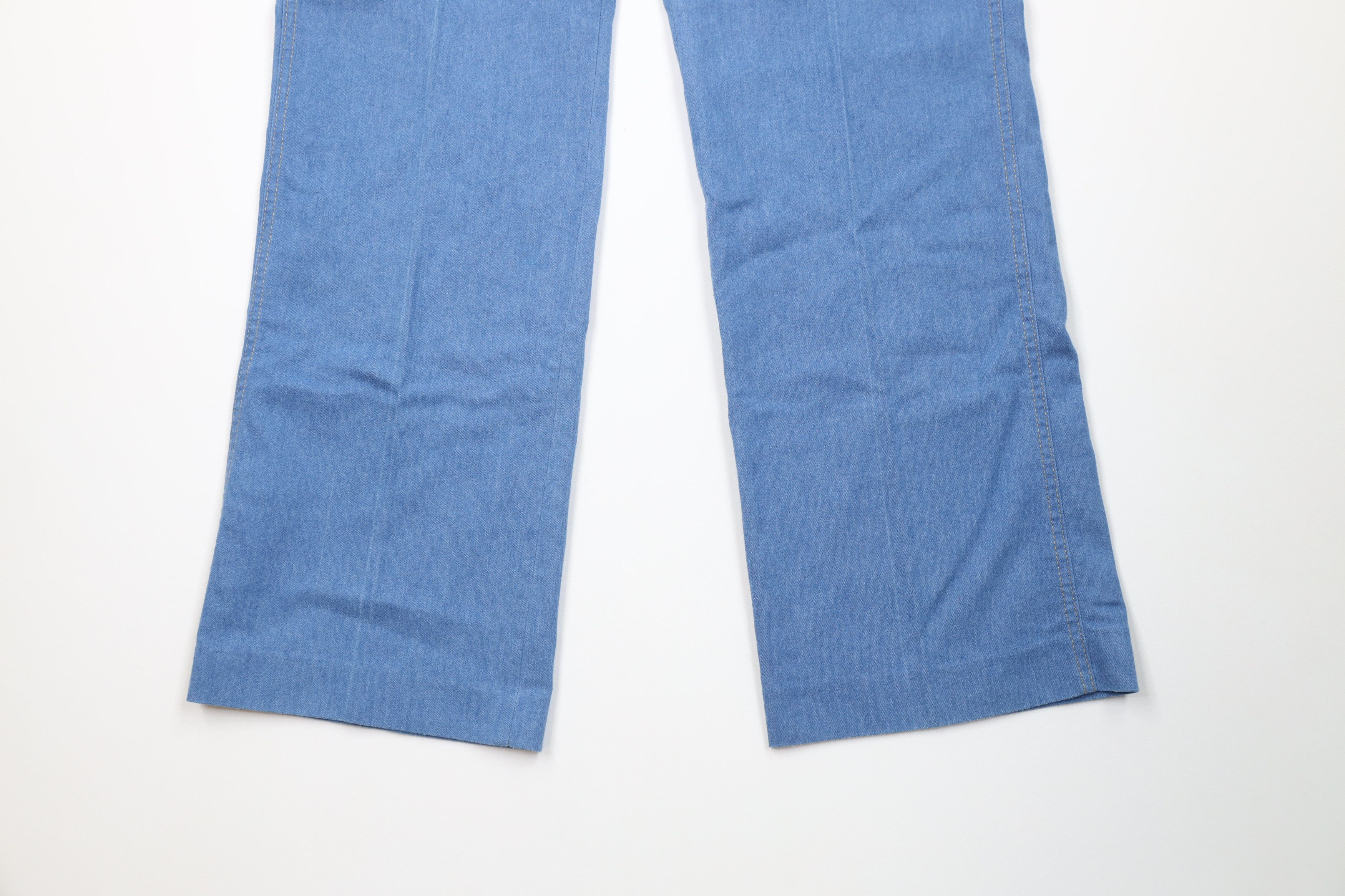 Vintage Vintage 70s Streetwear Wide Leg Bell Bottoms Jeans Blue USA Size US 38 / EU 54 - 4 Thumbnail