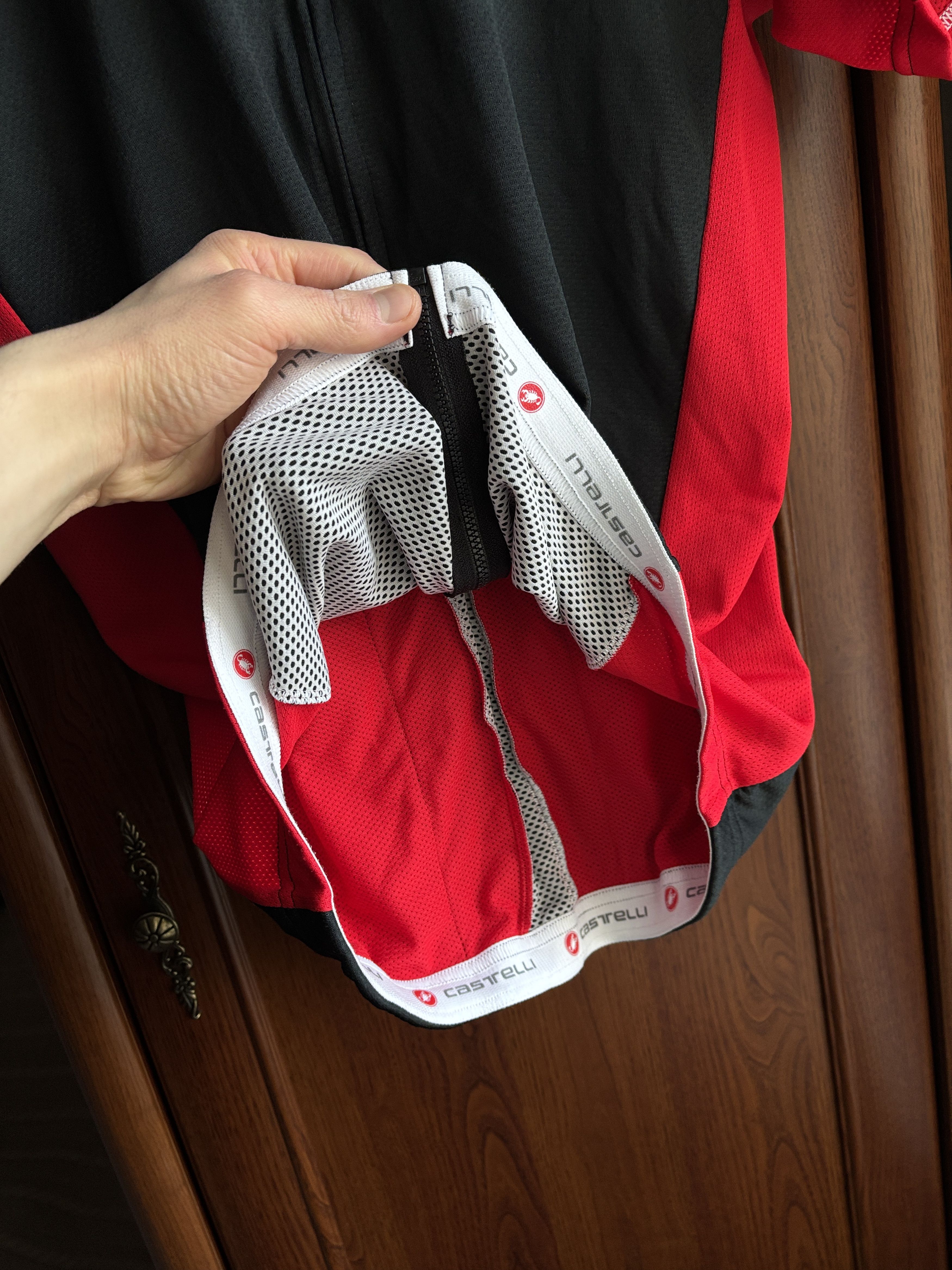 Bicycle Castelli Cycling Full Zip Jersey Men's Size US XXL / EU 58 / 5 - 8 Thumbnail