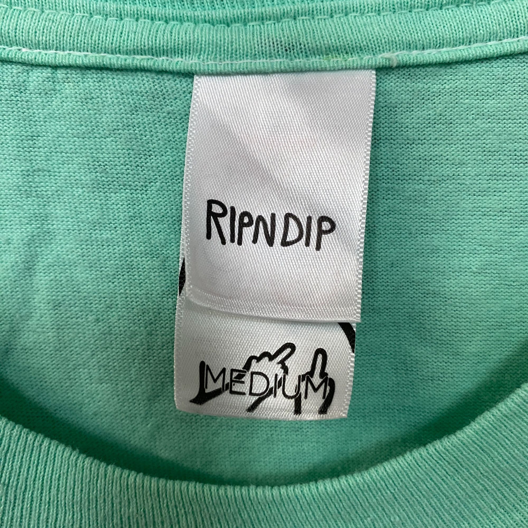 RIPNDIP Ripndip Off My Wave Lord Nermal Turquoise T-Shirt Medium Size US M / EU 48-50 / 2 - 6 Thumbnail