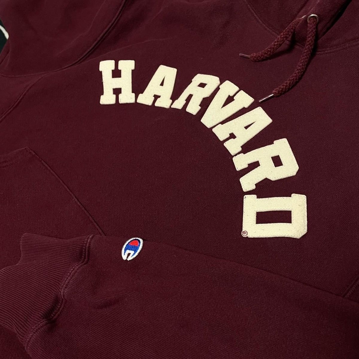 Champion × Vintage Vintage 90s Harvard University Champion Hoodie Sweatshirt Size US S / EU 44-46 / 1 - 4 Thumbnail