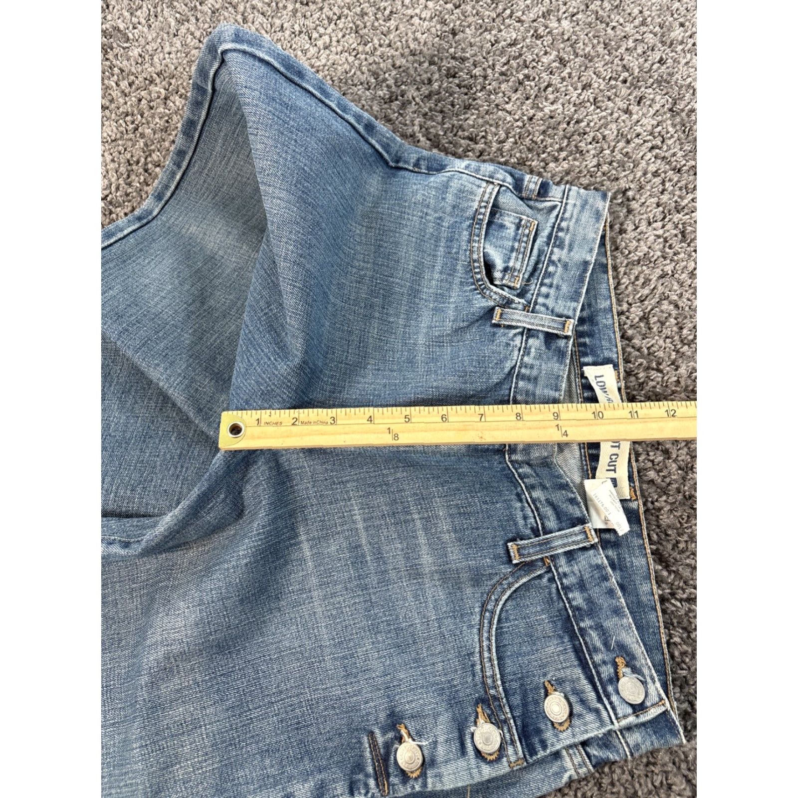 Gap VTG Gap Sidewinder Jeans Bootcut 33x31 Blue 90s Retro Rock Womens Jeans Size 24" / US 00 / IT 34 - 5 Thumbnail