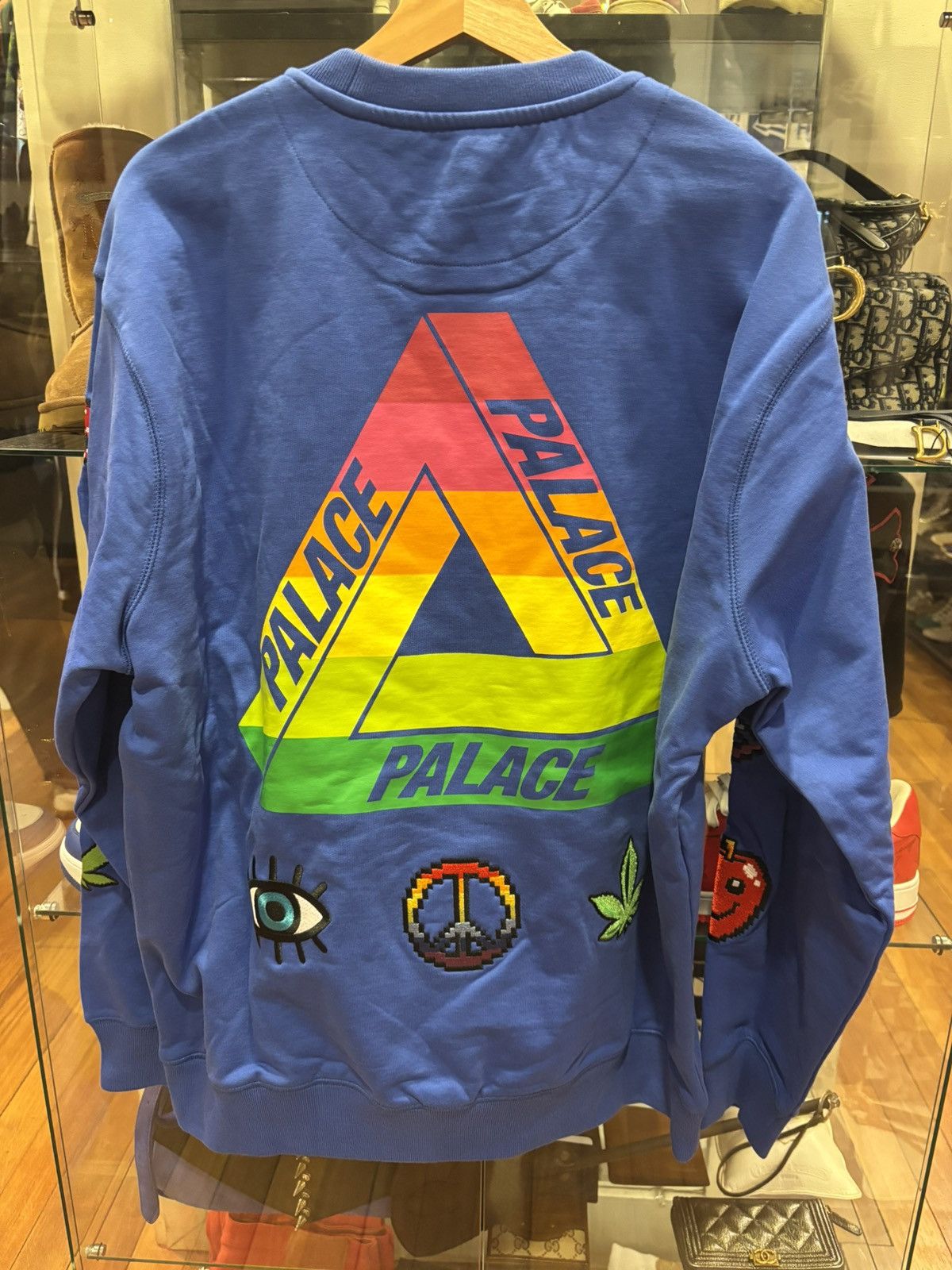 Palace Palace Mixed Media Bitmap Crewneck Size US XXL / EU 58 / 5 - 2 Thumbnail