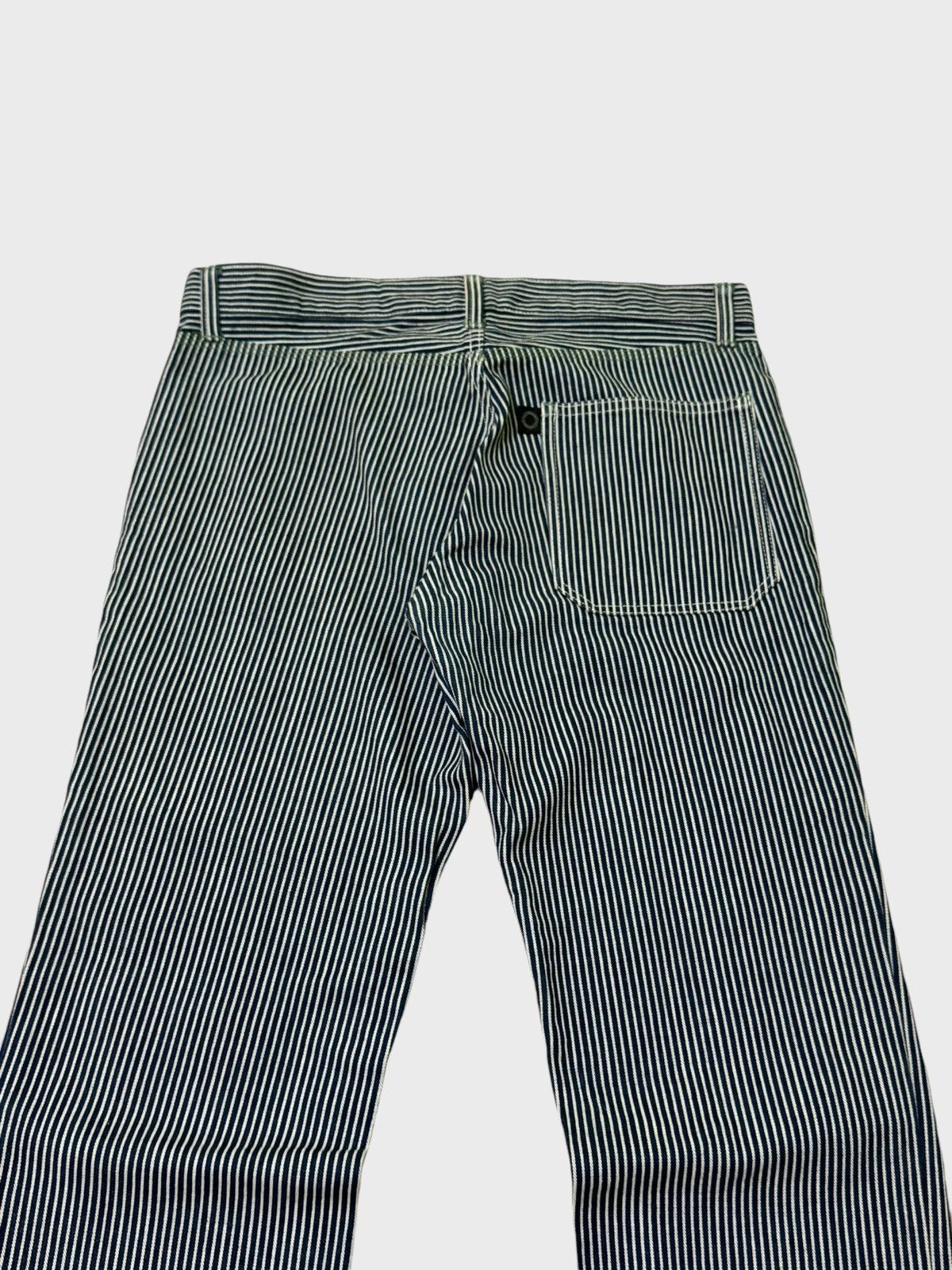 Japanese Brand × Vintage × Yohji Yamamoto Vintage INÉD HOMME Yohji Yamamoto Striped Hickory Pant Size US 31 - 8 Thumbnail