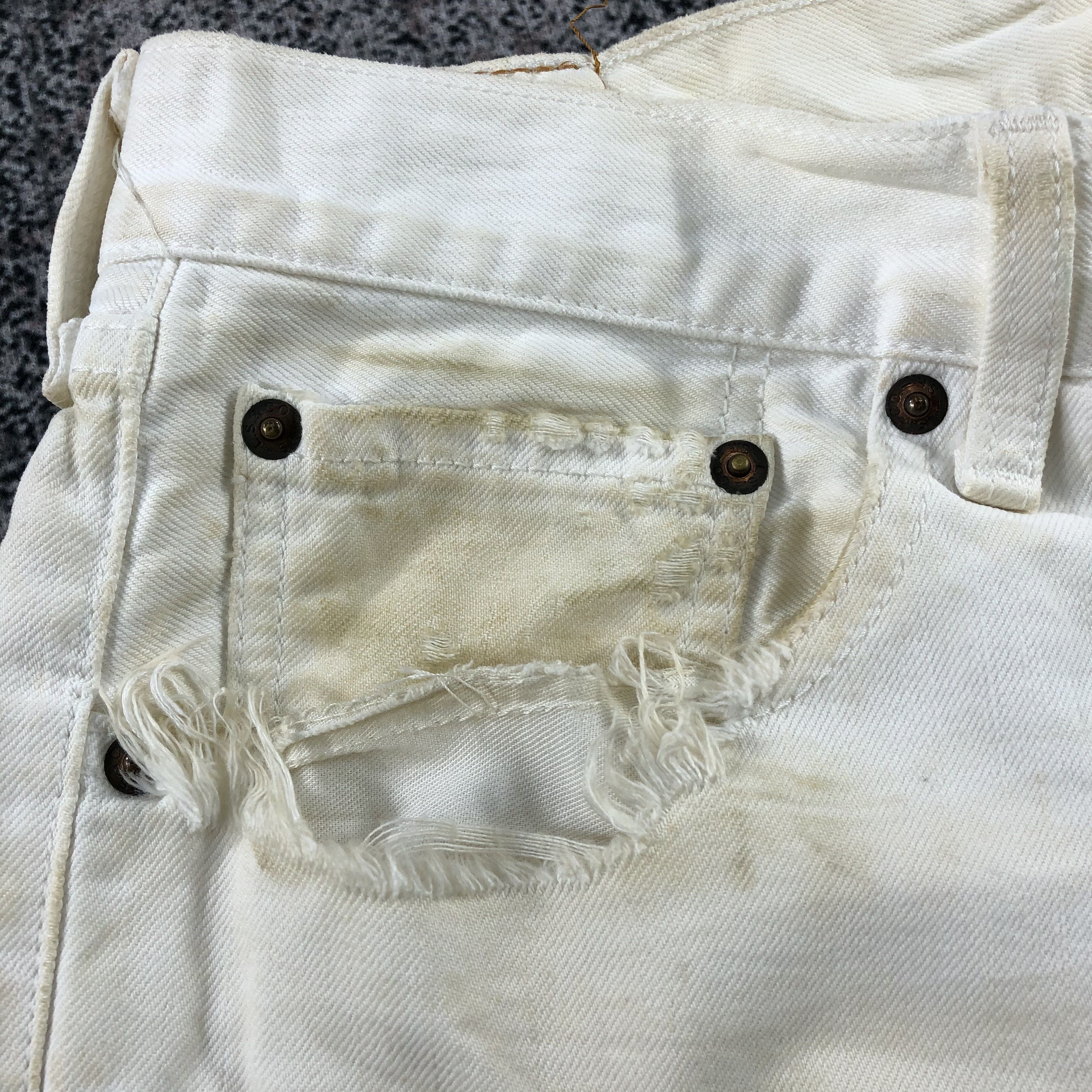 Levi's Vintage Levi's 502 Jeans Distress Dirty Wash Denim KJ890 Size US 32 / EU 48 - 11 Thumbnail