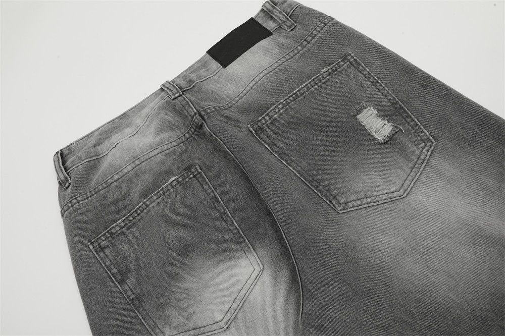 Japanese Brand × Jean Street punk distressed washed gradient ripped jeans for men Size US 34 / EU 50 - 6 Thumbnail