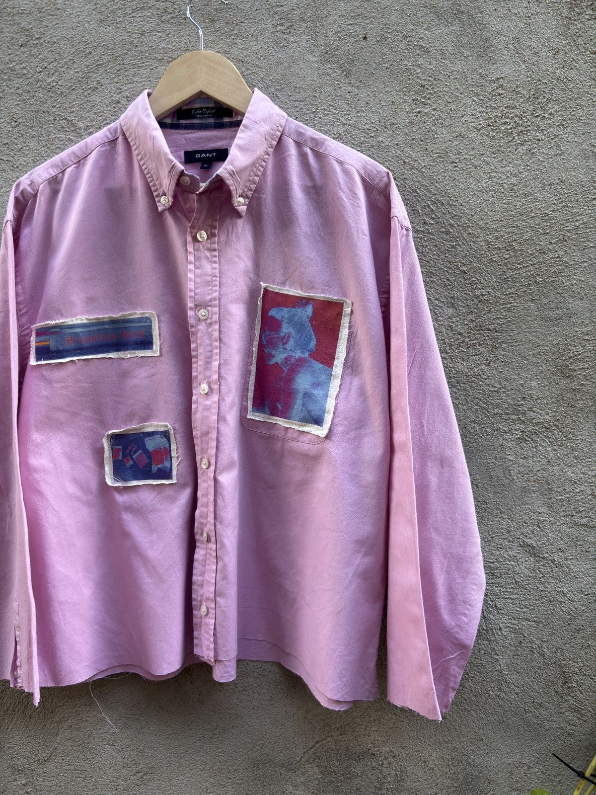 Vintage Pink shirt erotic Brussels bruxelles custom Size US L / EU 52-54 / 3 - 1 Thumbnail