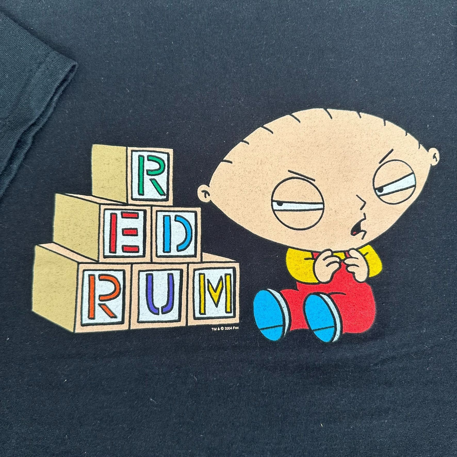 Delta Vintage Y2K Family Guy Stewie Redrum T-Shirt Boxy Faded Adul Size US L / EU 52-54 / 3 - 3 Thumbnail
