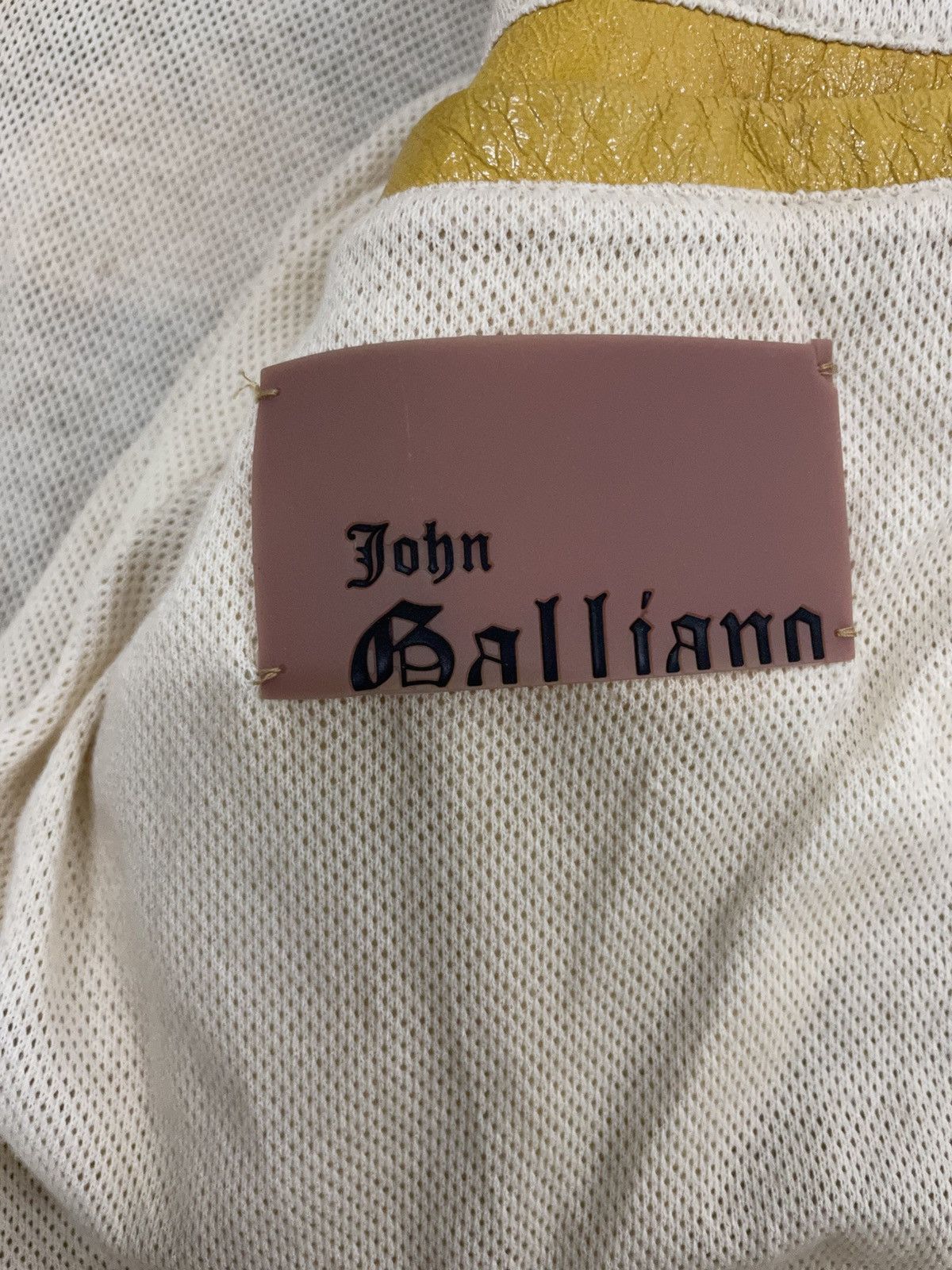 John Galliano Rare! Galliano Mexican Rodeo Double Collar Leather Jacket Size US M / EU 48-50 / 2 - 7 Thumbnail