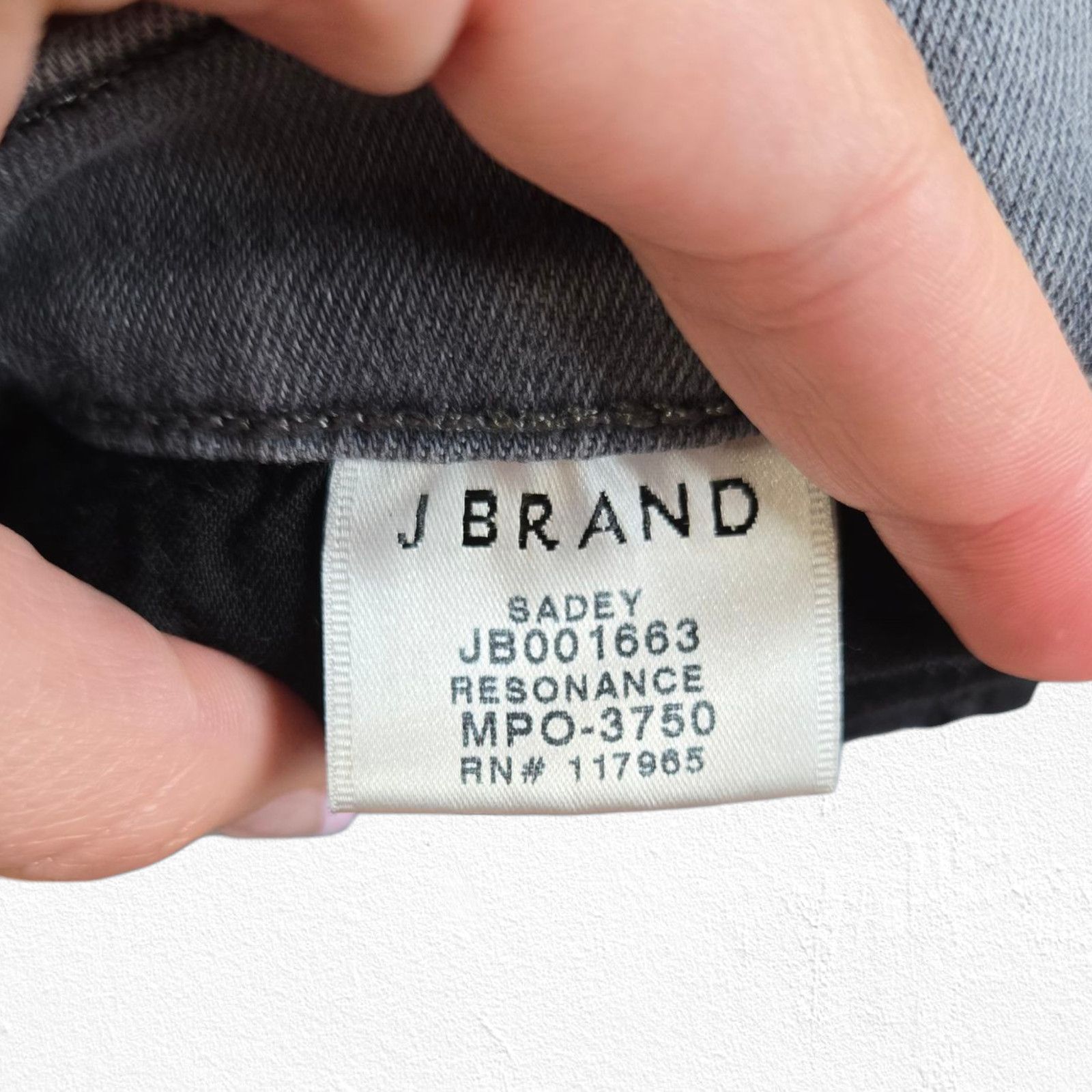 Super Skinny J Brand Rn 117965 J Brand Gray Mid Rise Sadey Skinny