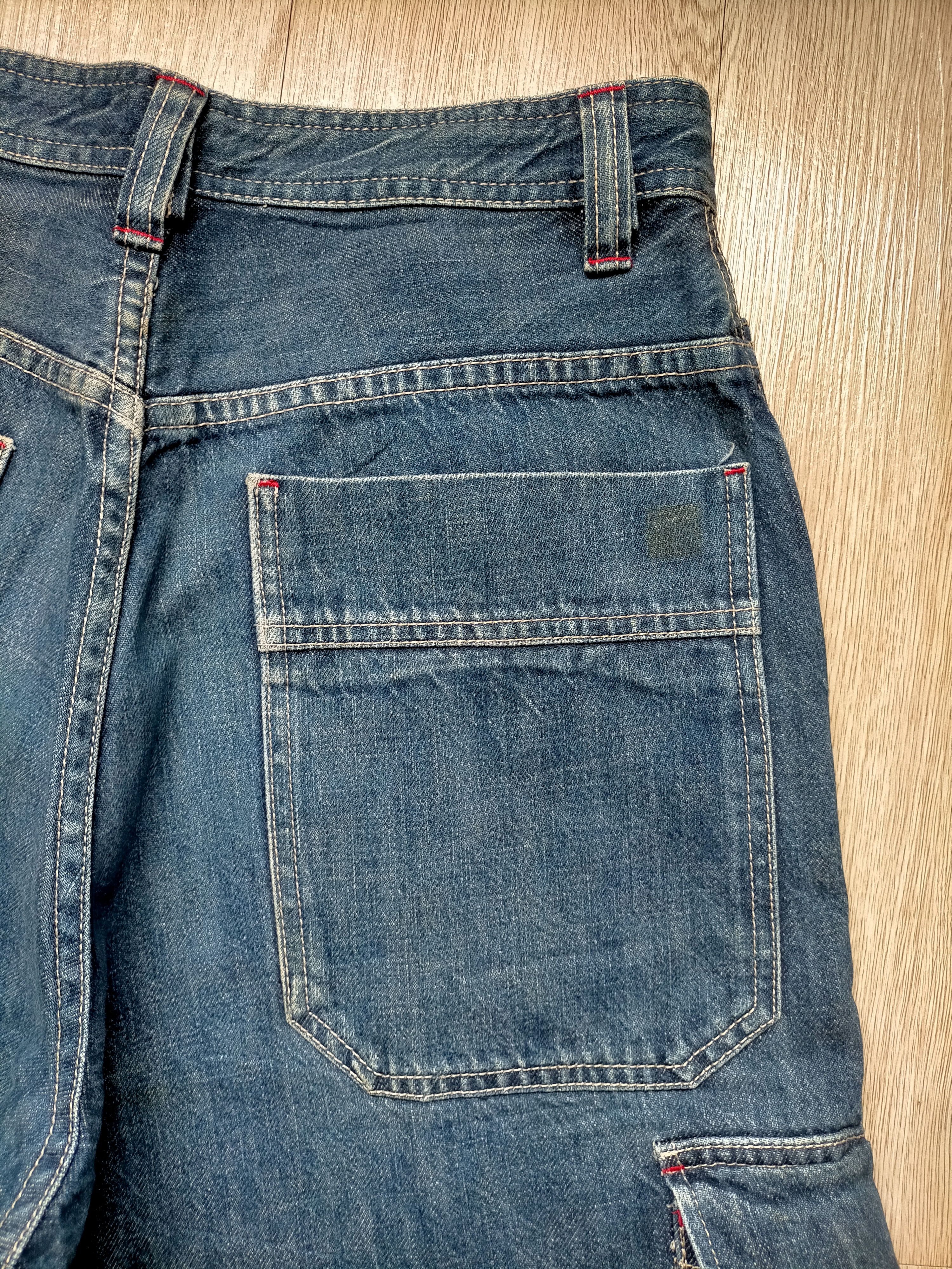 JNCO Vintage 90s Piko Baggy Cargo Denim Pants Size US 29 - 11 Thumbnail