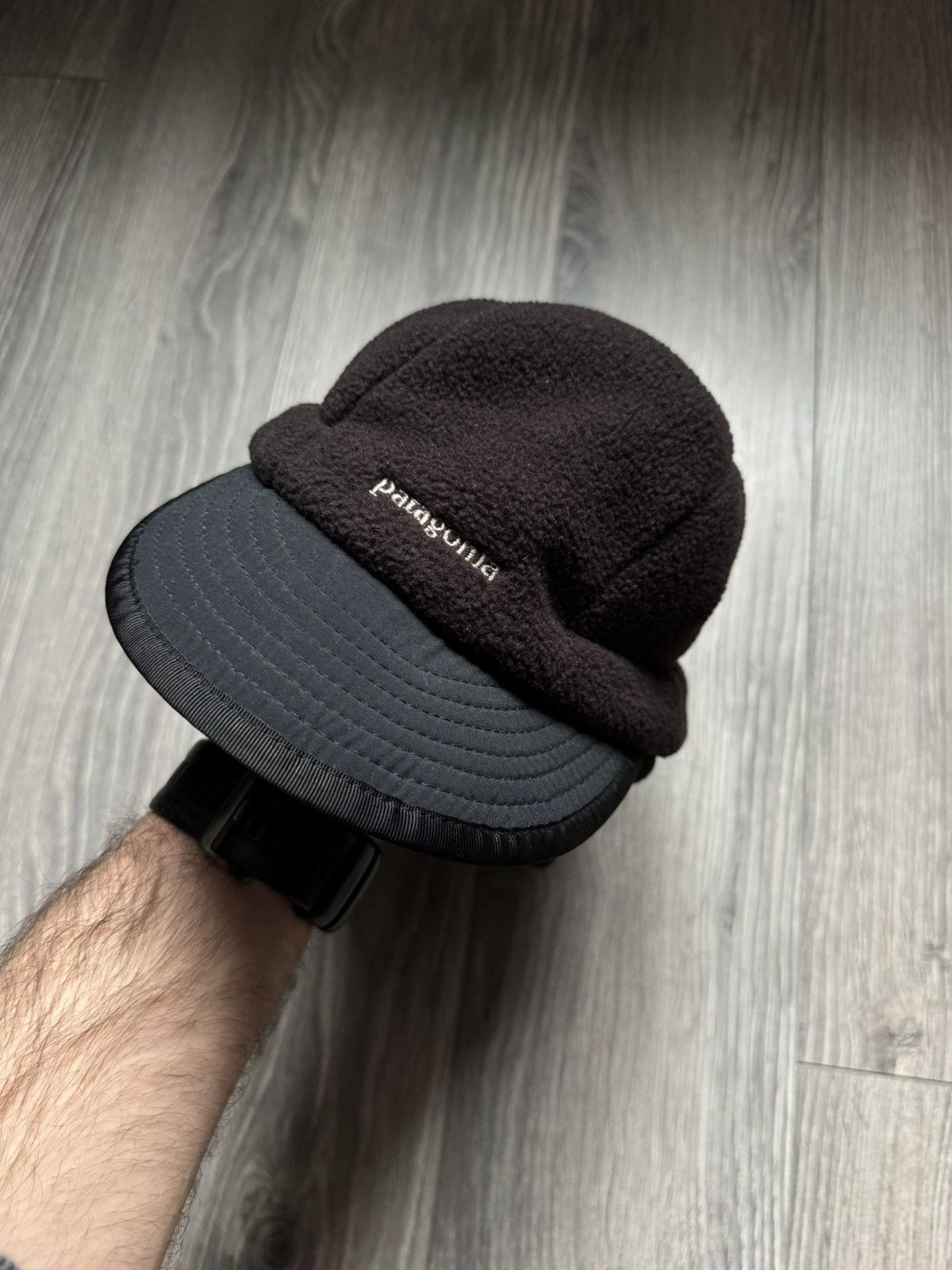Patagonia Vintage 90's Patagonia Duckbill Fleece Hat Cap Ear Flaps USA Size ONE SIZE - 1 Thumbnail