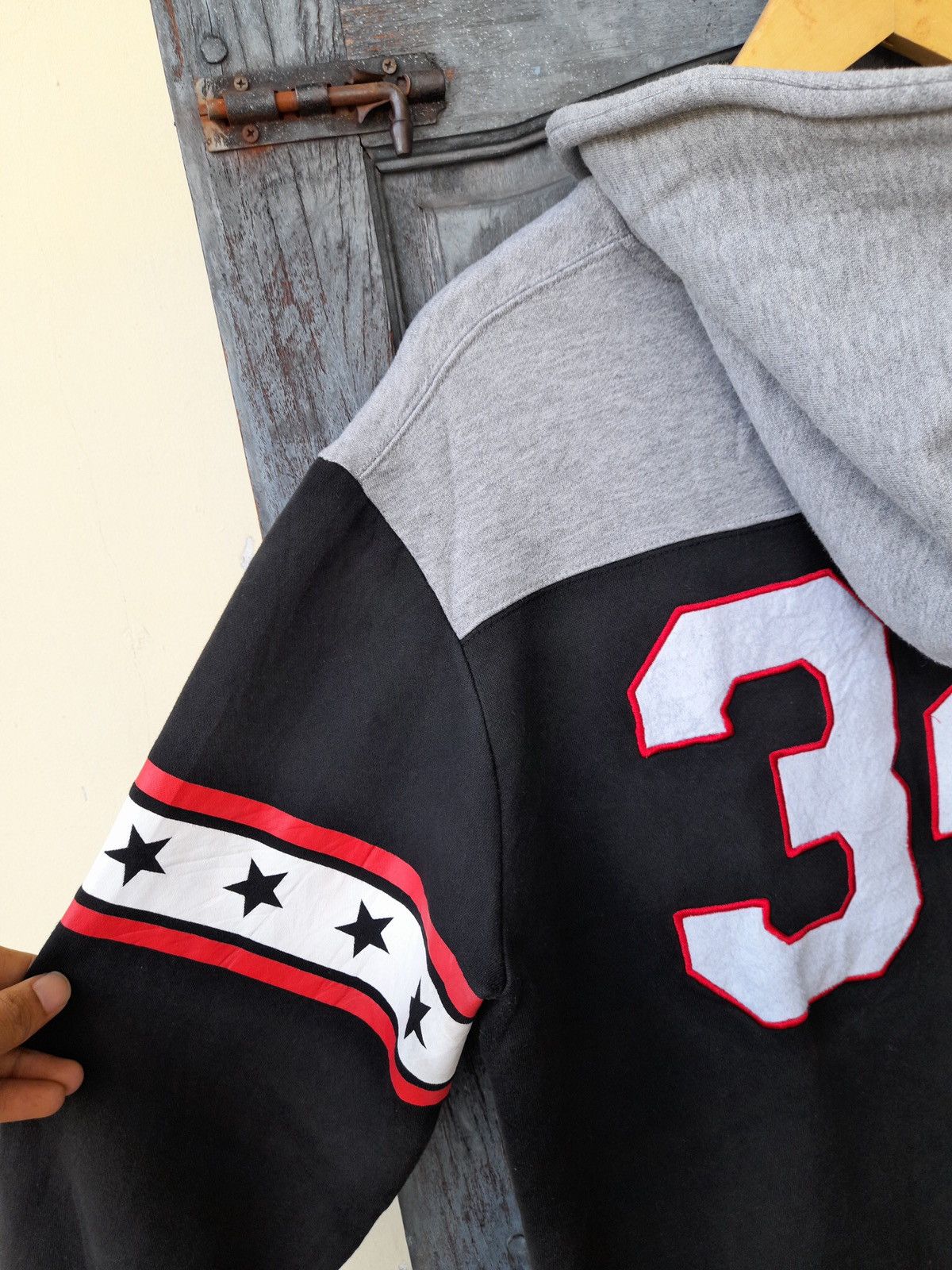 Japanese Brand Vintage Double Diamond 2 Guns Hoodie Black/Grey 00s Y2k Size US XXL / EU 58 / 5 - 14 Thumbnail