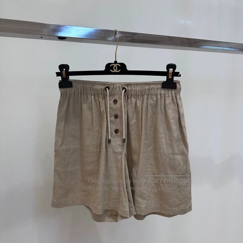 Brunello Cucinelli Brunello Cucinelli Linen Shorts Size 24" / US 00 / IT 34 - 3 Thumbnail