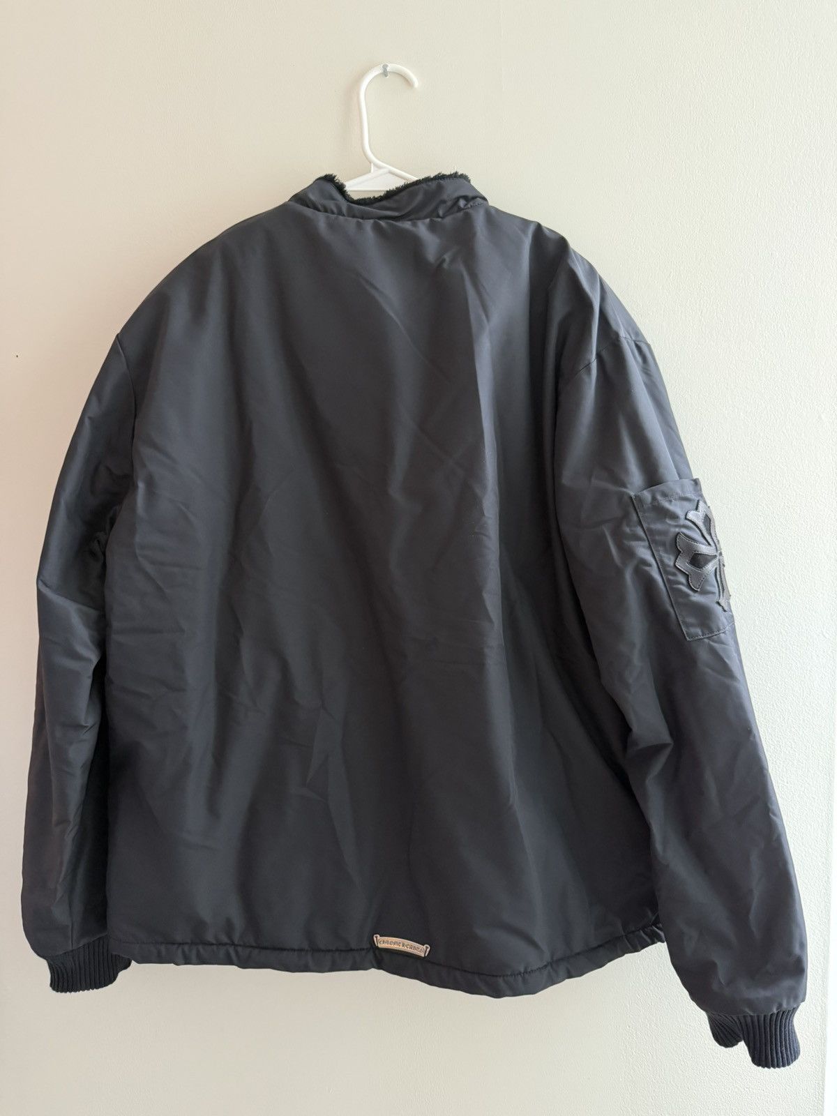 Chrome Hearts Chrome Hearts Cobra Nylon Racer Jacket 3x Red Cross Patch Size US L / EU 52-54 / 3 - 4 Thumbnail